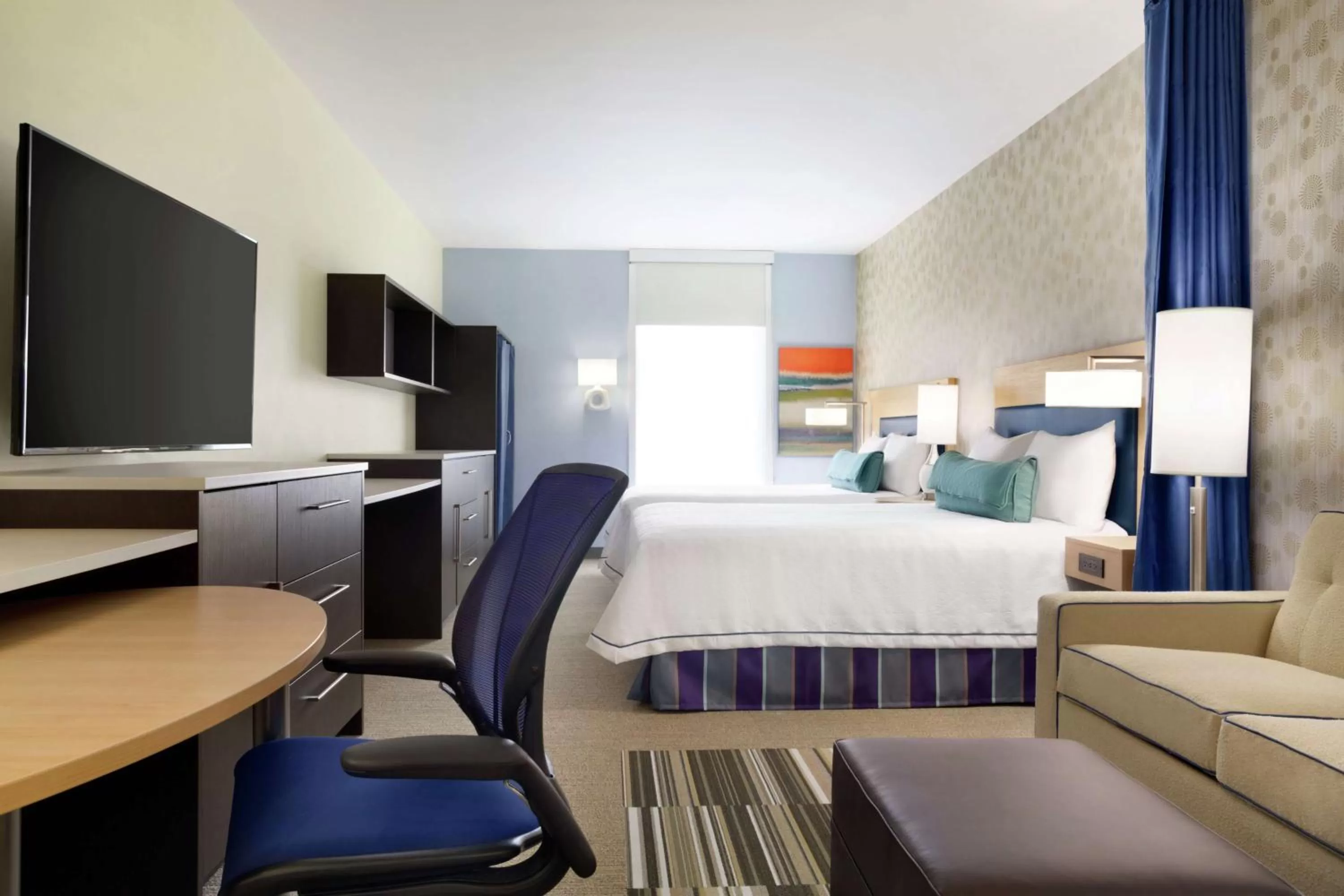 Queen Studio with Two Queen Beds - Non-Smoking in Home2 Suites By Hilton McAllen