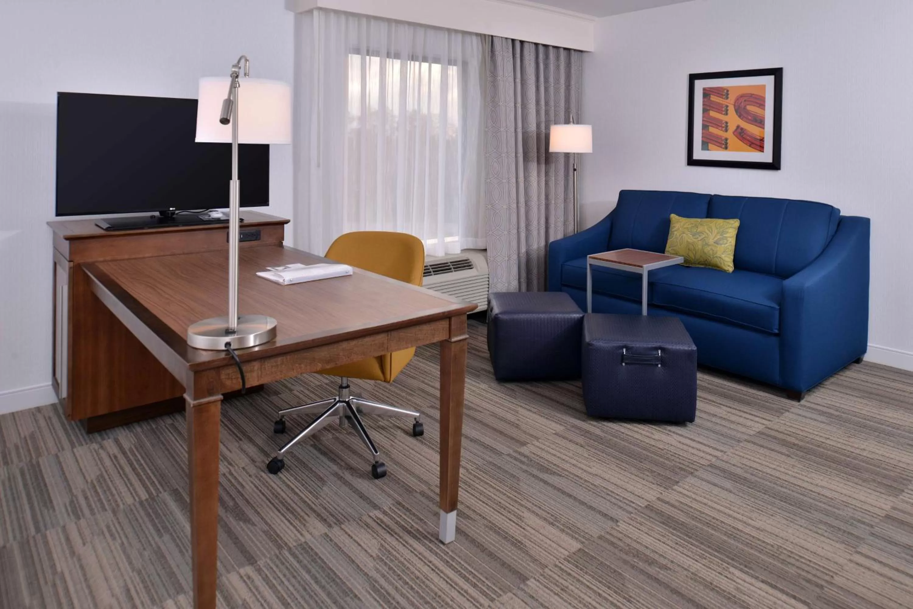 King Studio Suite with Sofa Bed - Hearing Access/Non-Smoking in Hampton Inn & Suites Ann Arbor West