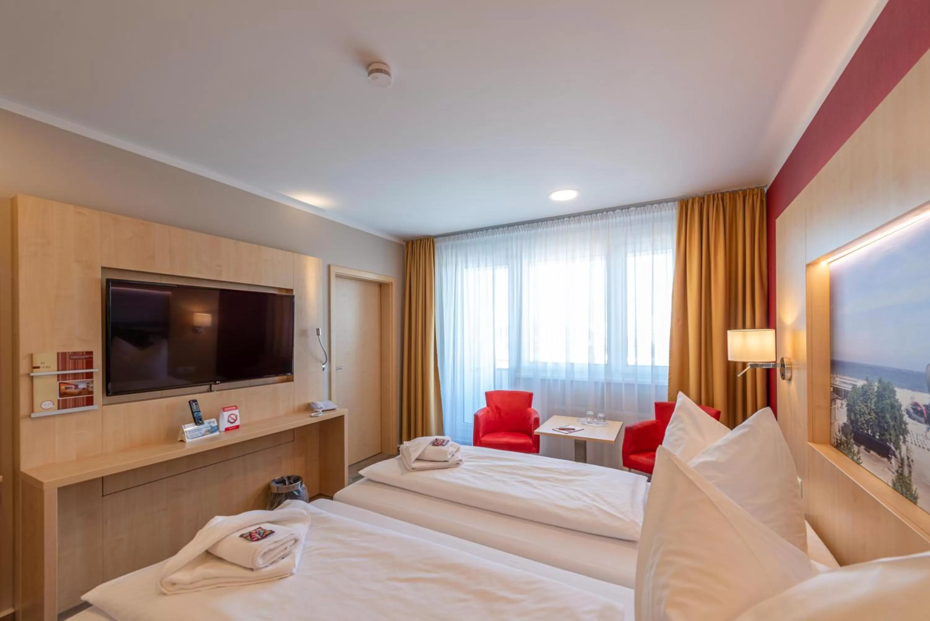 Double Room with Balcony in Hotel an der Stadthalle Rostock HBF