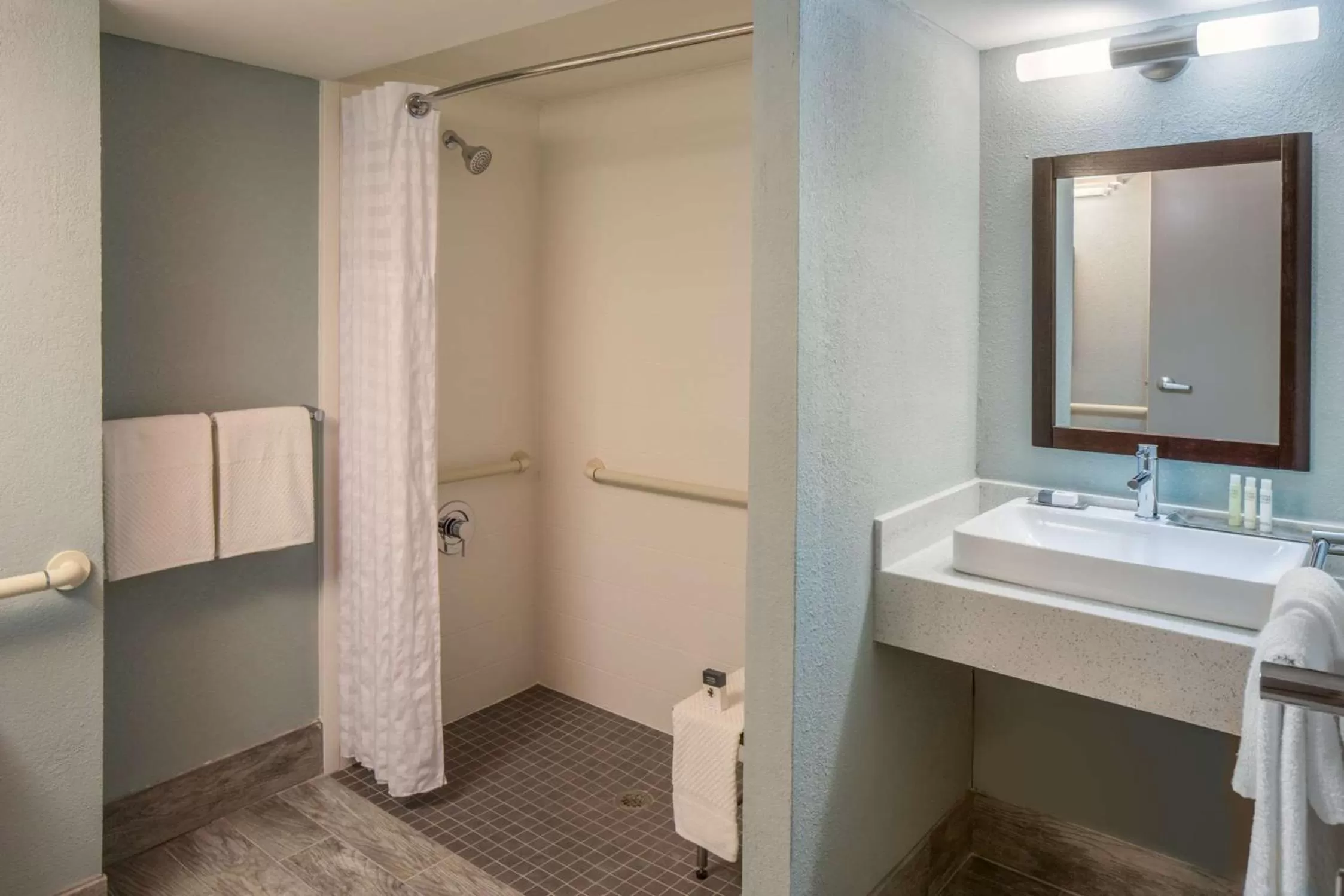 King Room with Roll-In Shower - Mobility Accessible in DoubleTree by Hilton Austin Northwest - Arboretum