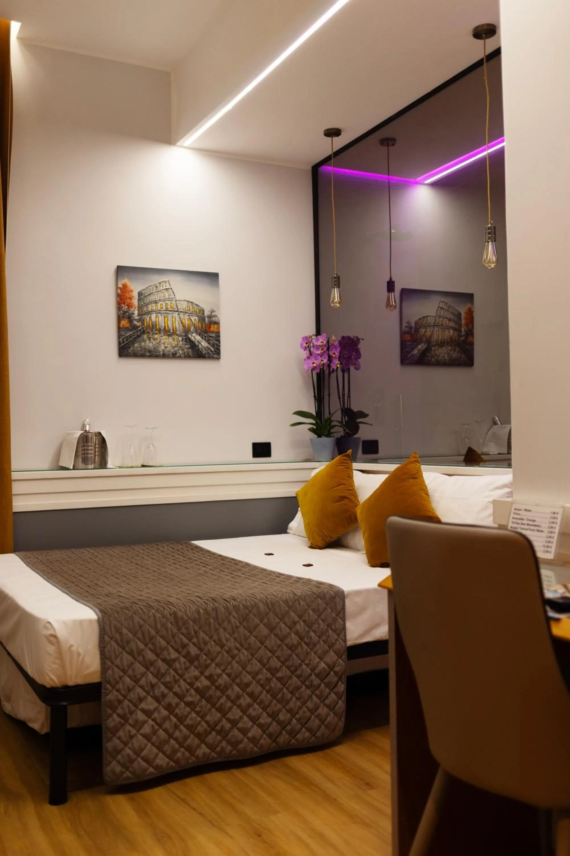 Deluxe Double or Twin Room with City View in Hotel Giotto Flavia