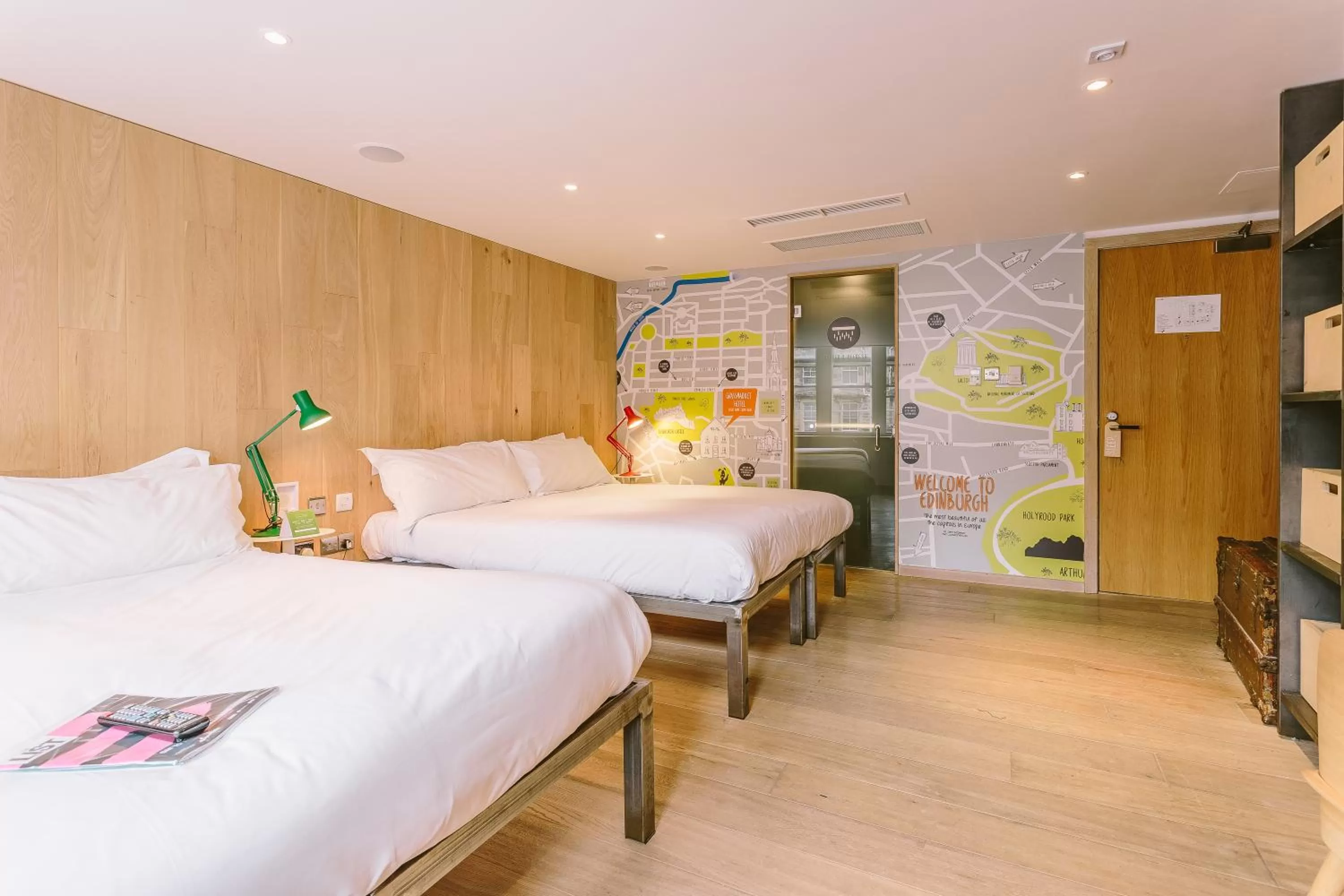 Comfy Quad in Grassmarket Hotel