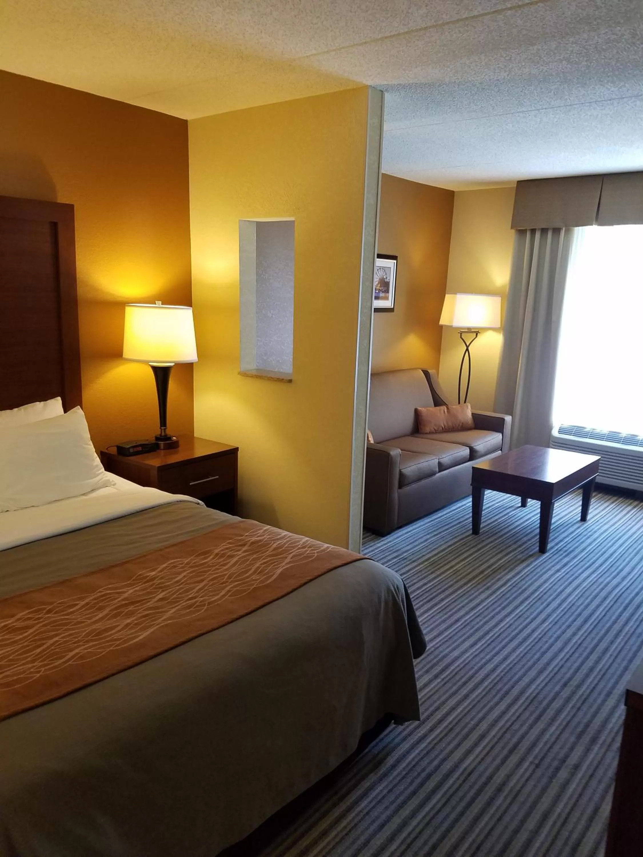 Queen Room with Sofa Bed in Comfort Inn Hummelstown near the Park - Hershey
