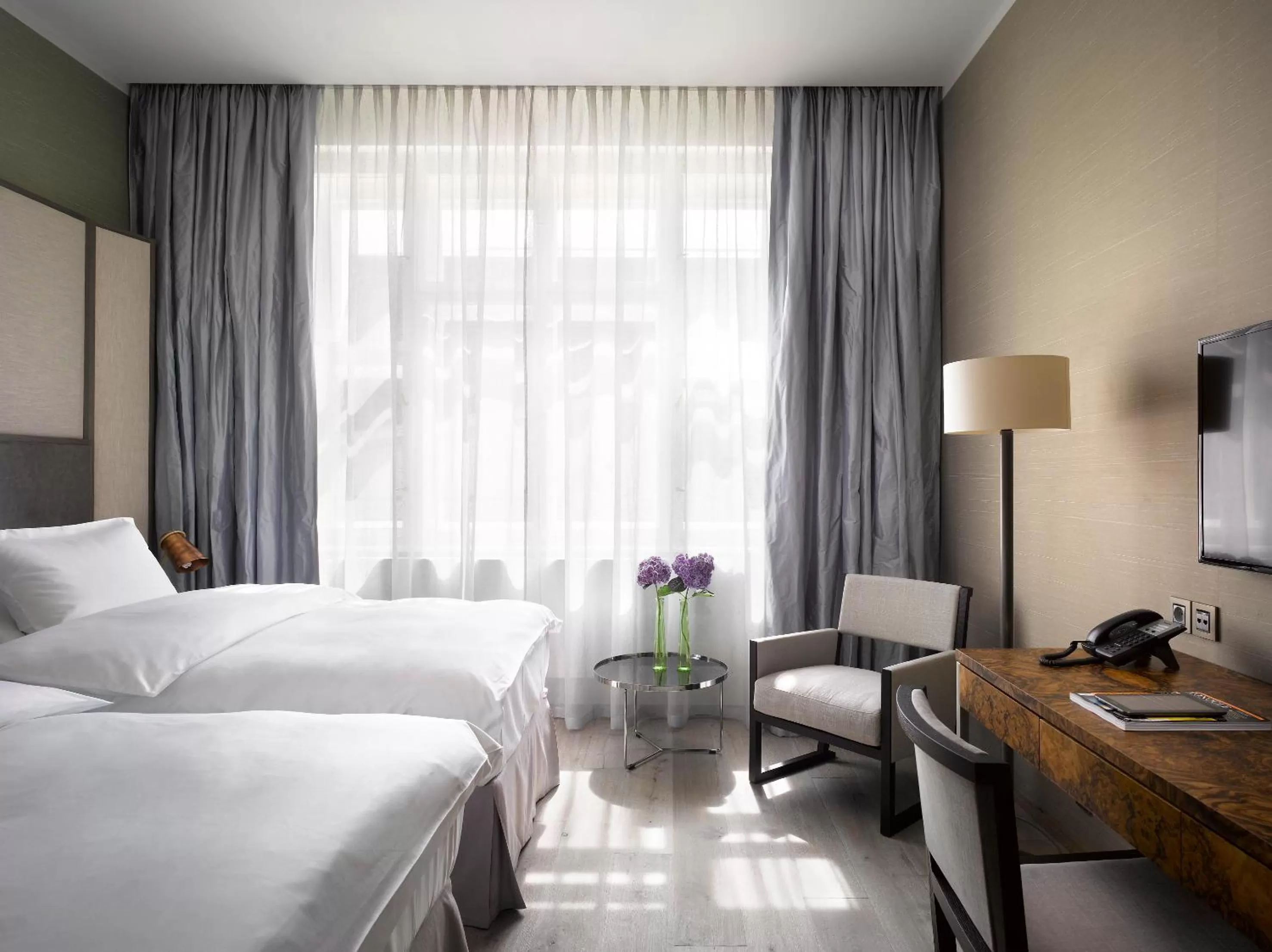 Classic Twin Room with Lounge and Wellness Access in The Emblem Prague Hotel - Preferred Hotels & Resorts