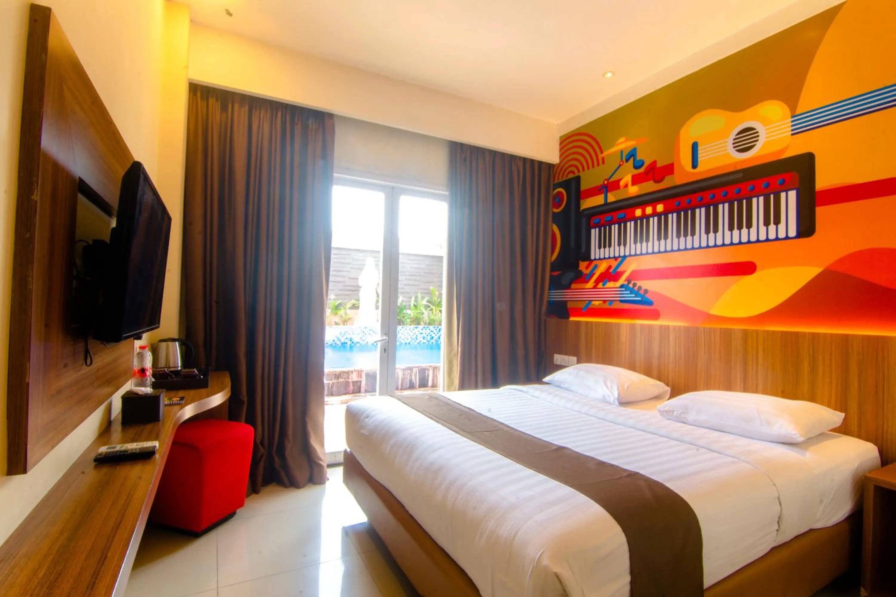 Deluxe Double Room in Front One Hotel Purwodadi