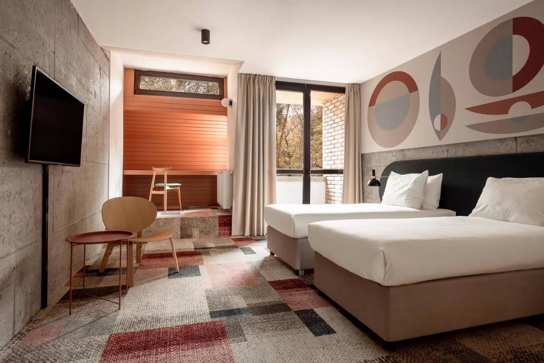 Superior Twin Room in Forest Hotel