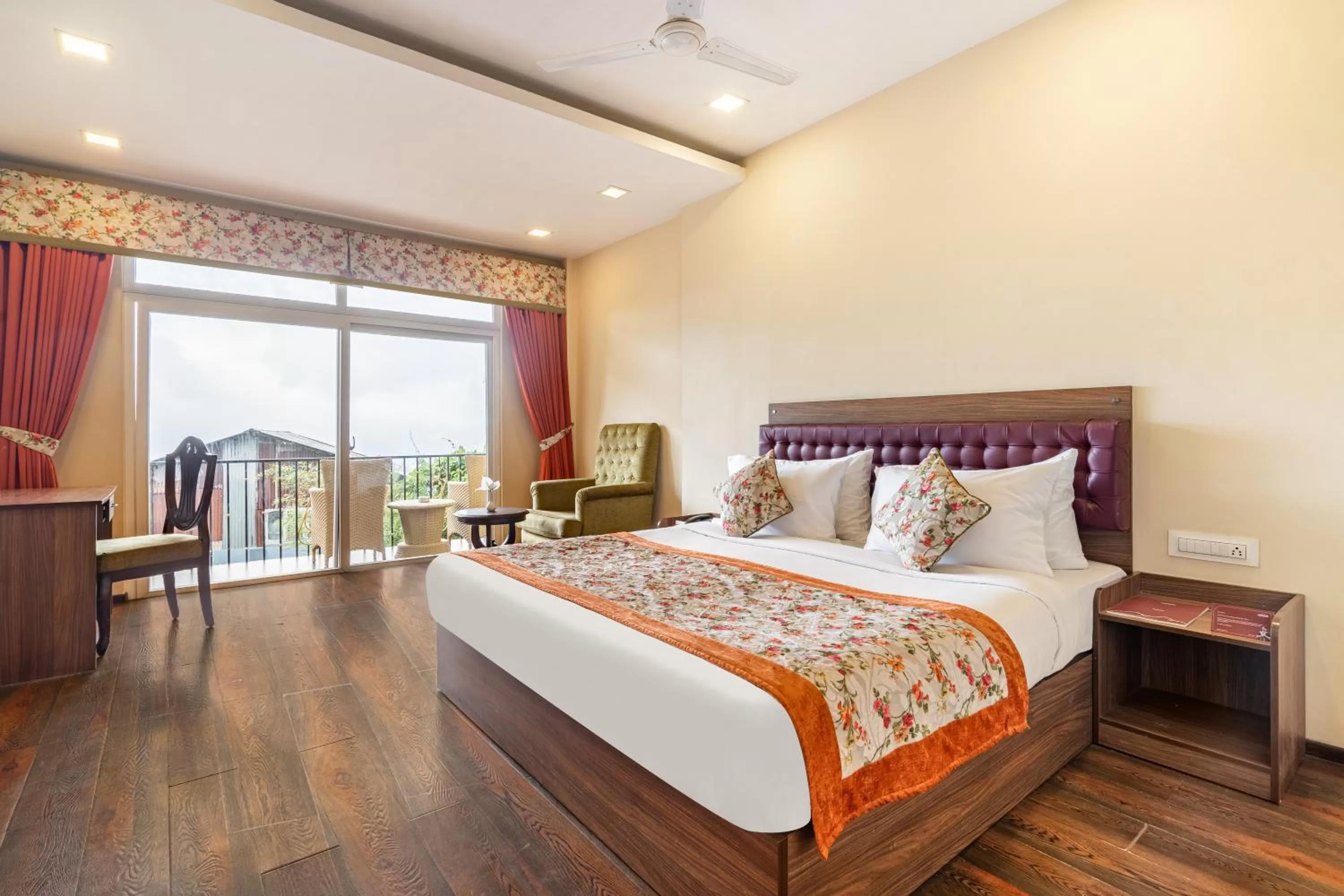 Deluxe Mountain View Room with Private Balcony  in Summit Barsana Resort & Spa