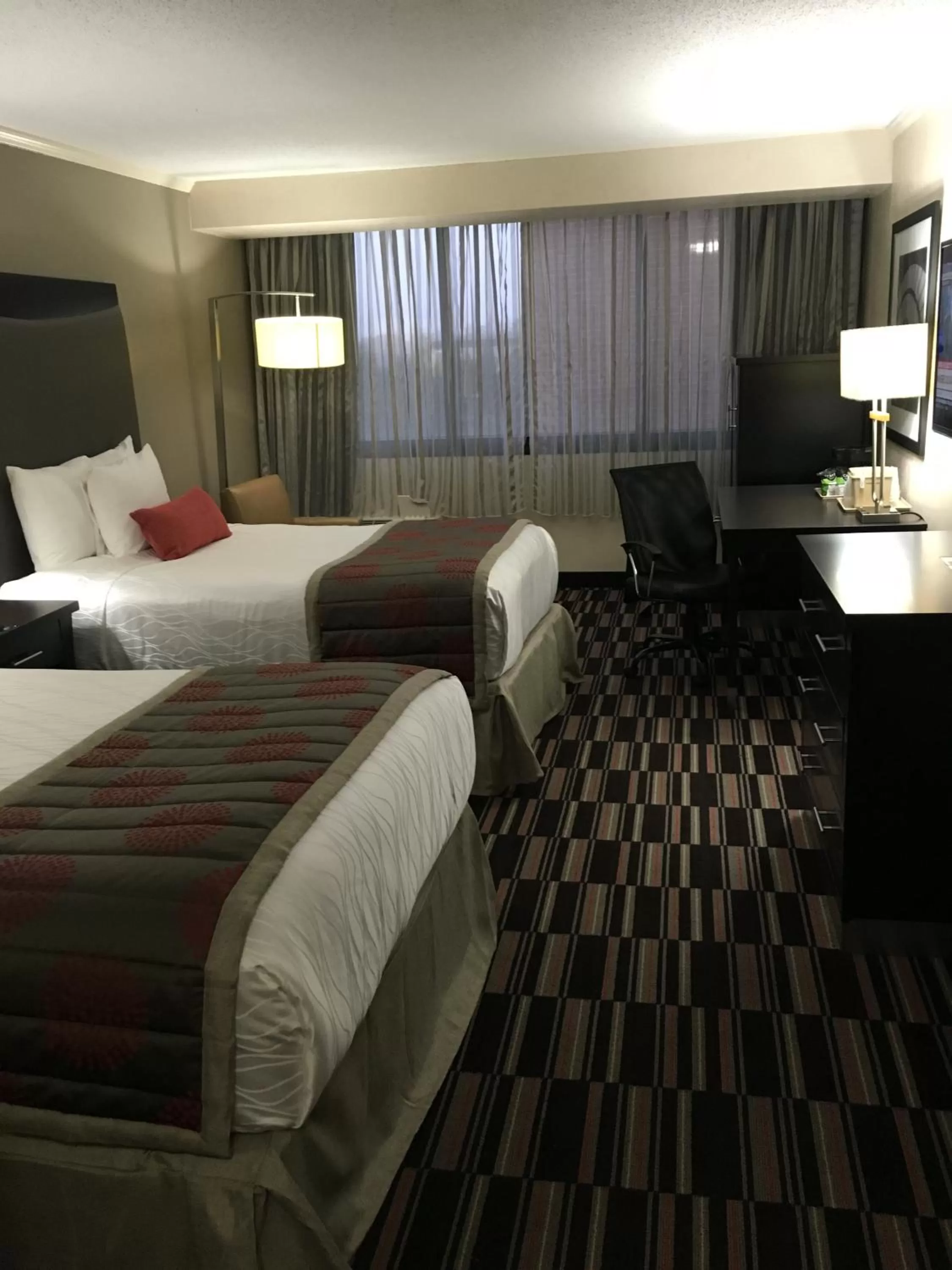 Business Double Room with Two Double Beds - Non-Smoking in Ramada Plaza by Wyndham Charlotte South End Airport