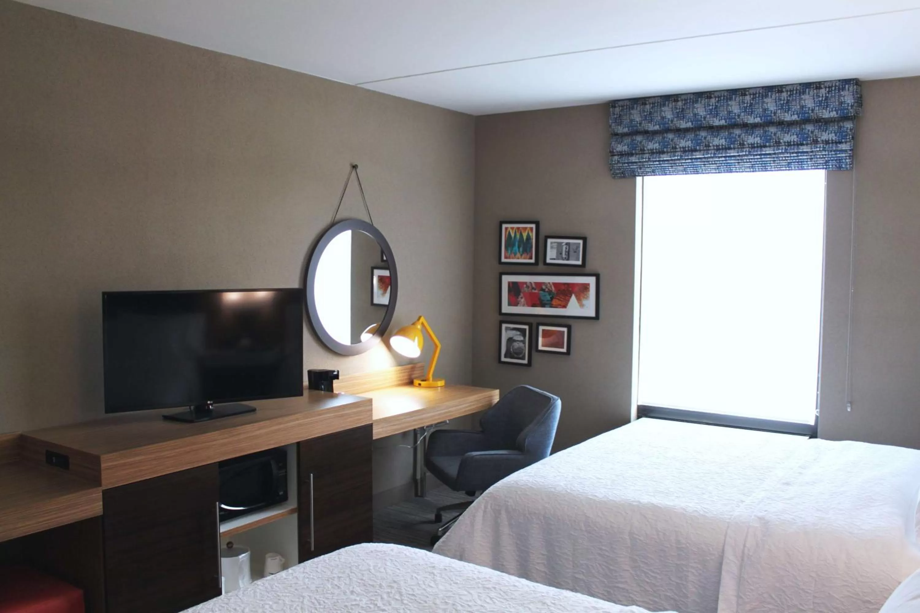 Queen Room with Two Queen Beds - Mobility/Hearing Accessible  with Tub in Hampton Inn Forsyth