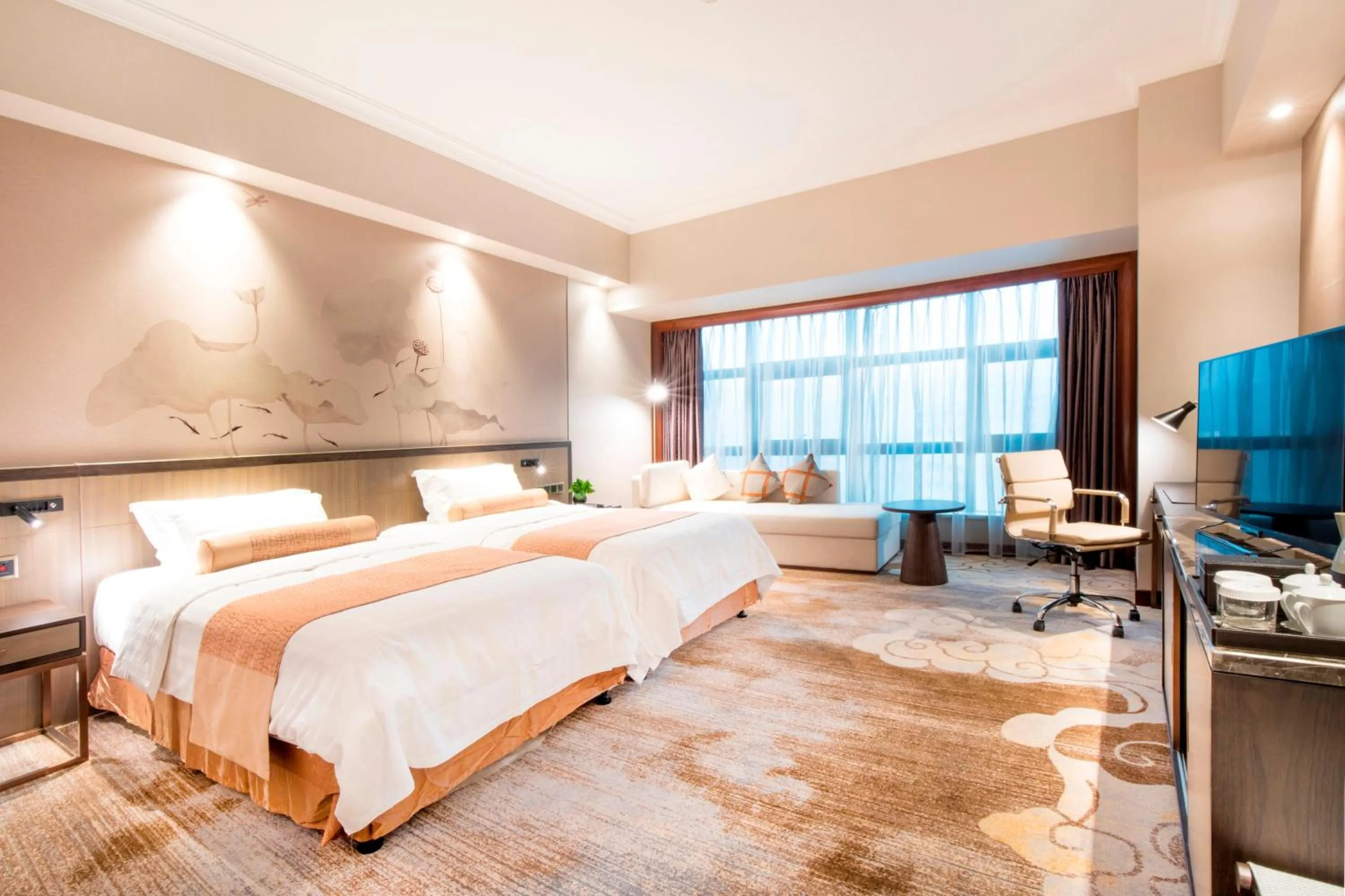 Superior Twin Room with View in Jin Jiang Pine City Hotel