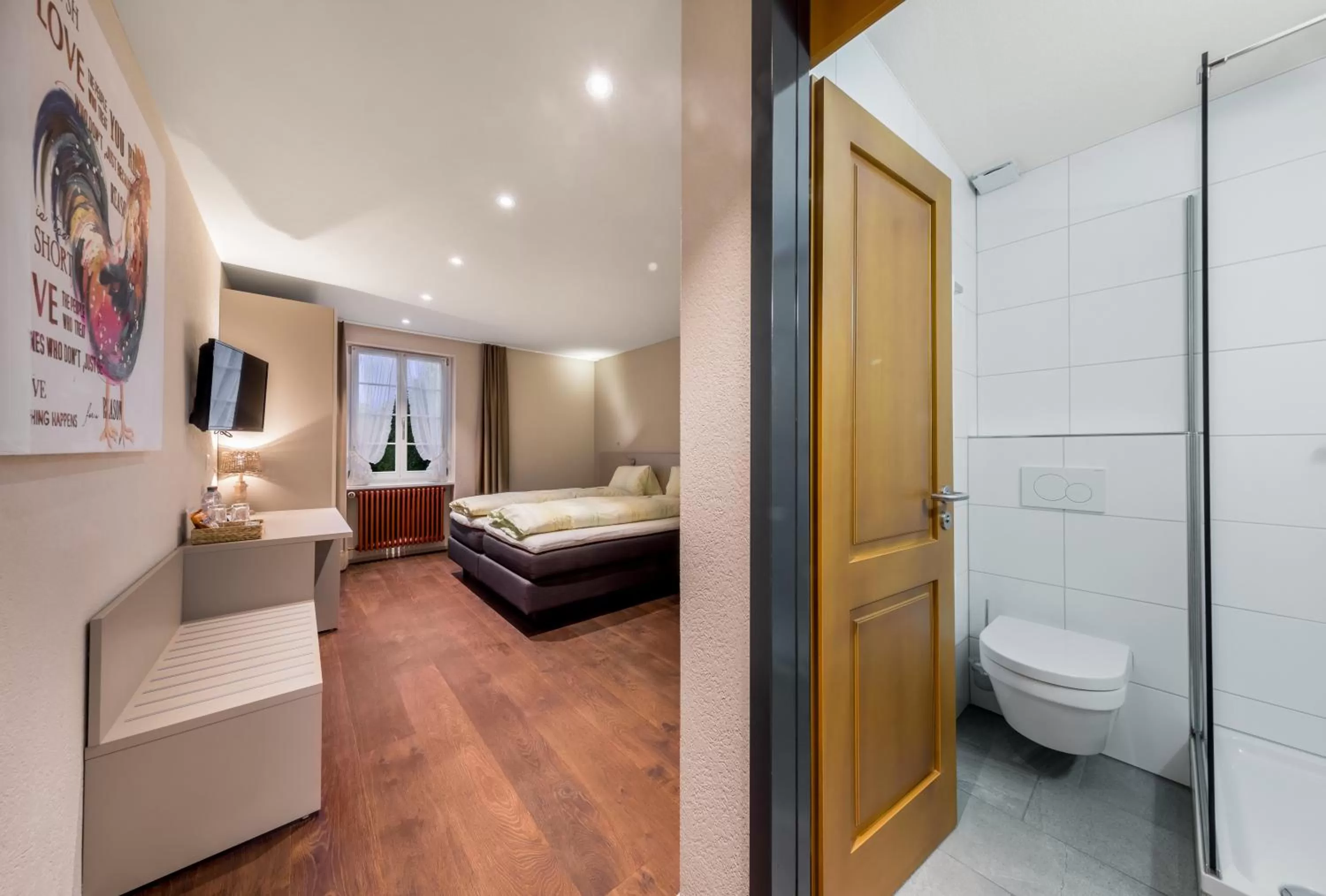 Twin Room - single occupancy in Hotel Gasthaus Hirschen