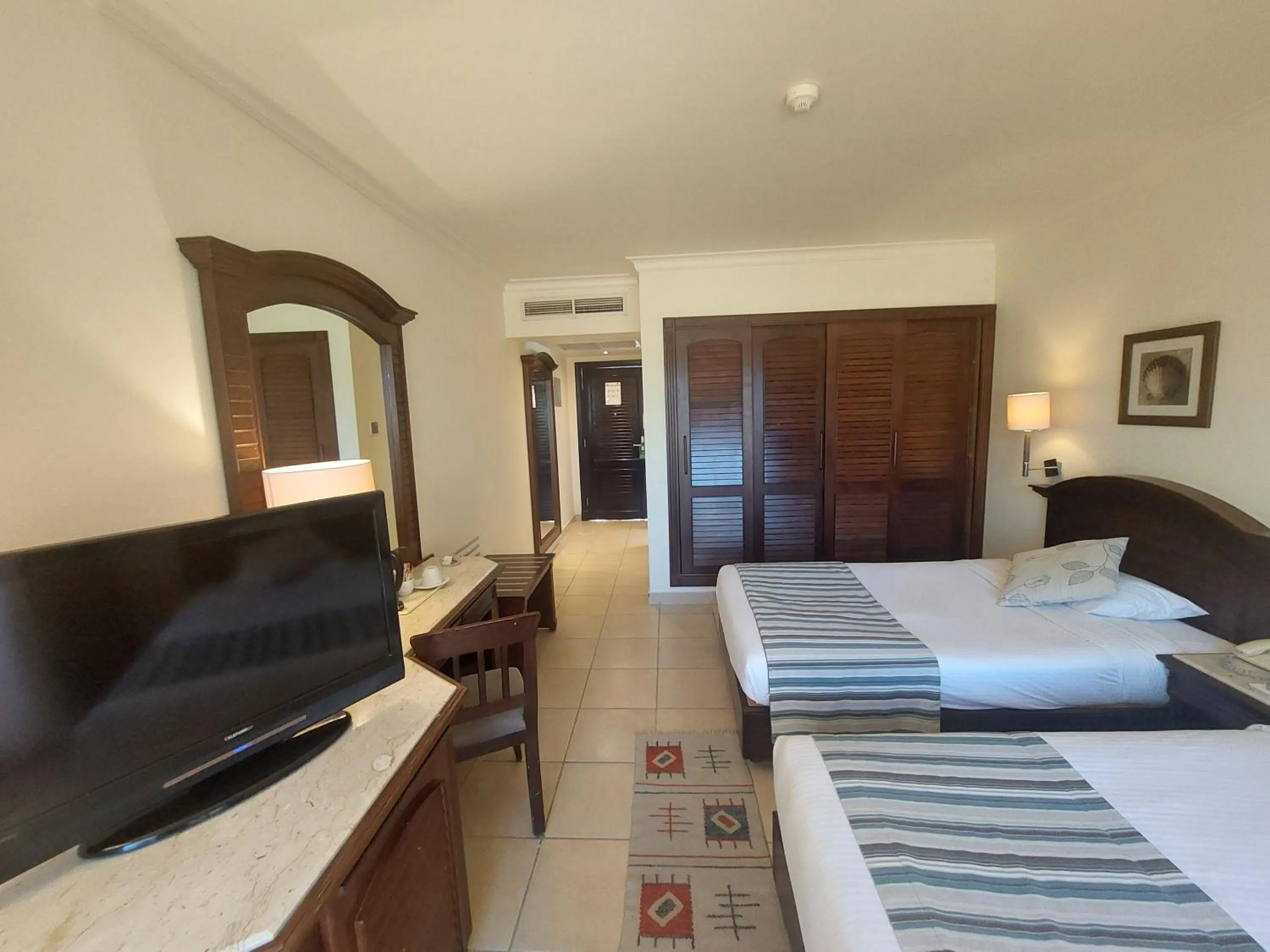 Chalet Deluxe Twin Room Beach View - single occupancy in Hurghada Coral Beach Hotel