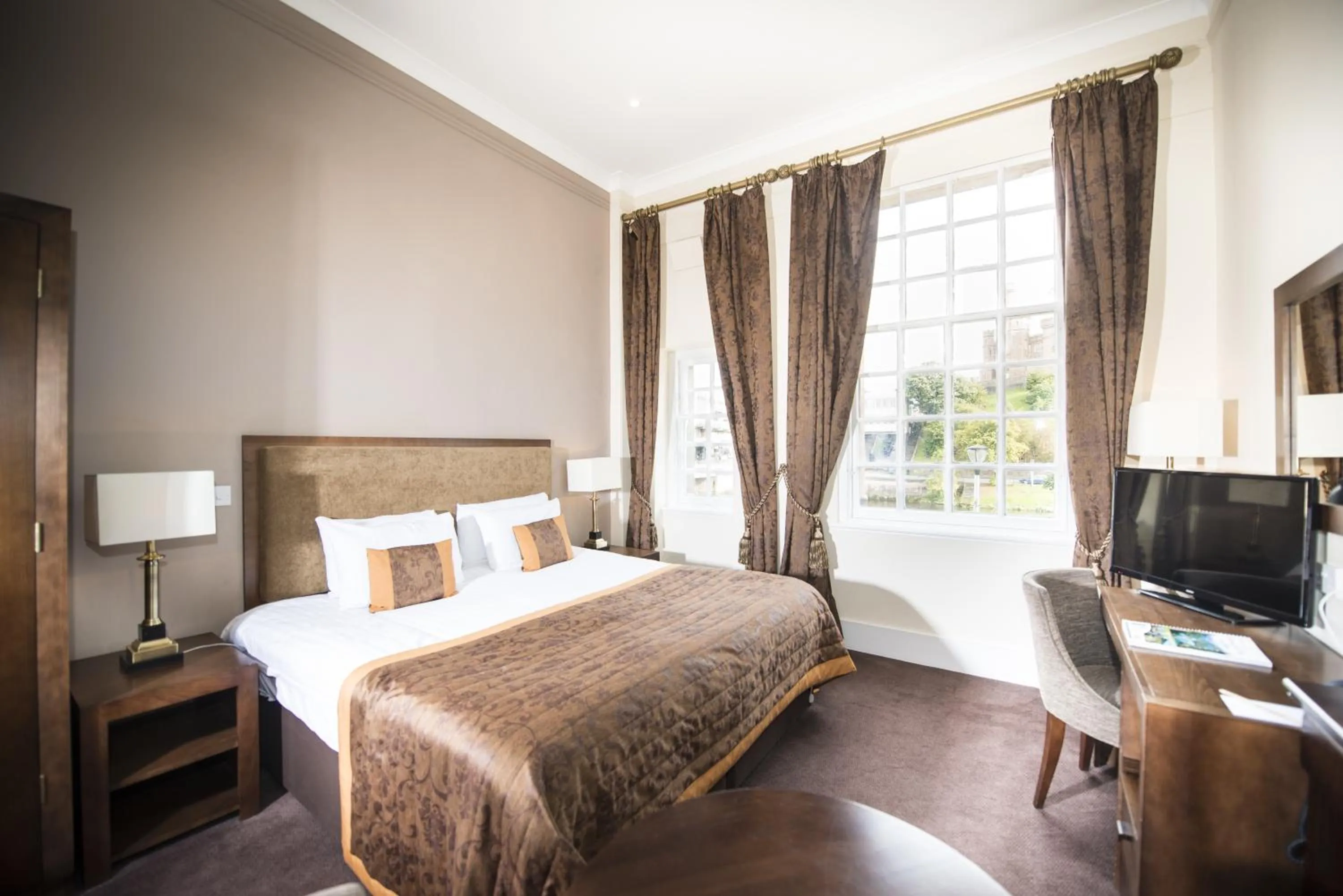 Double Room with River View in Columba Hotel Inverness by Compass Hospitality