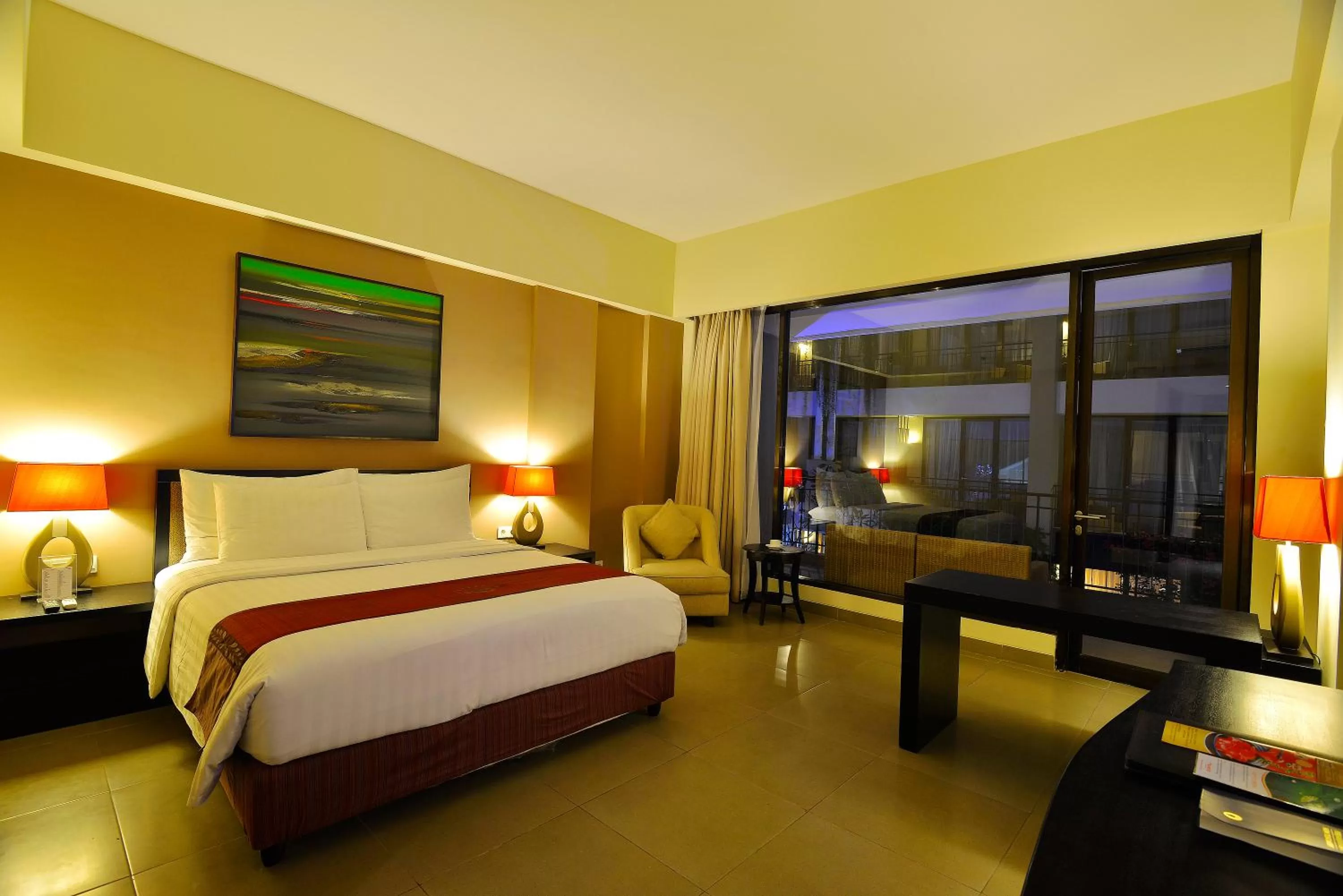 Premier Double or Twin Room with Balcony in 100 Sunset Kuta Hotel & Ballroom