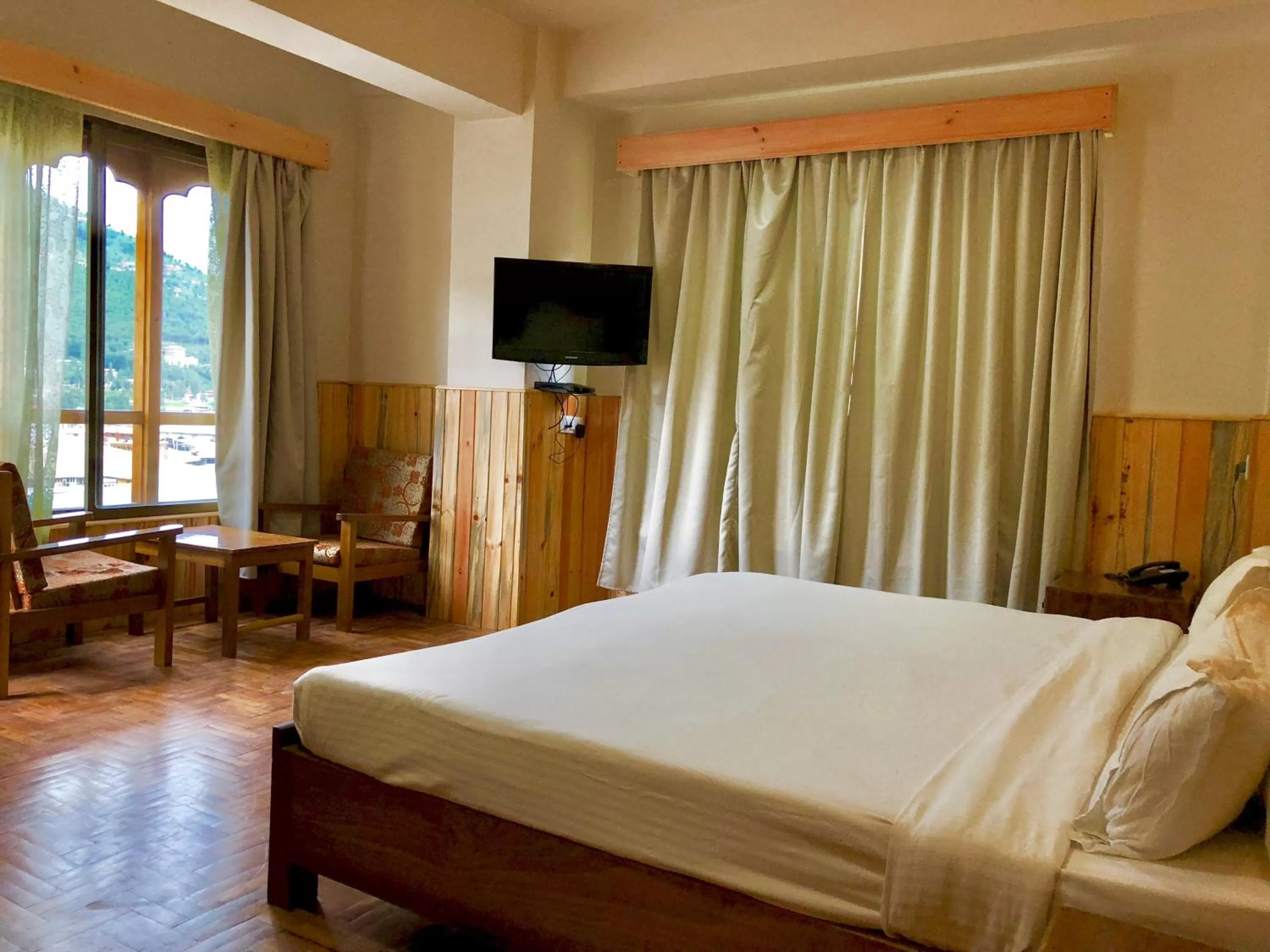 Bed in Khamsum Inn