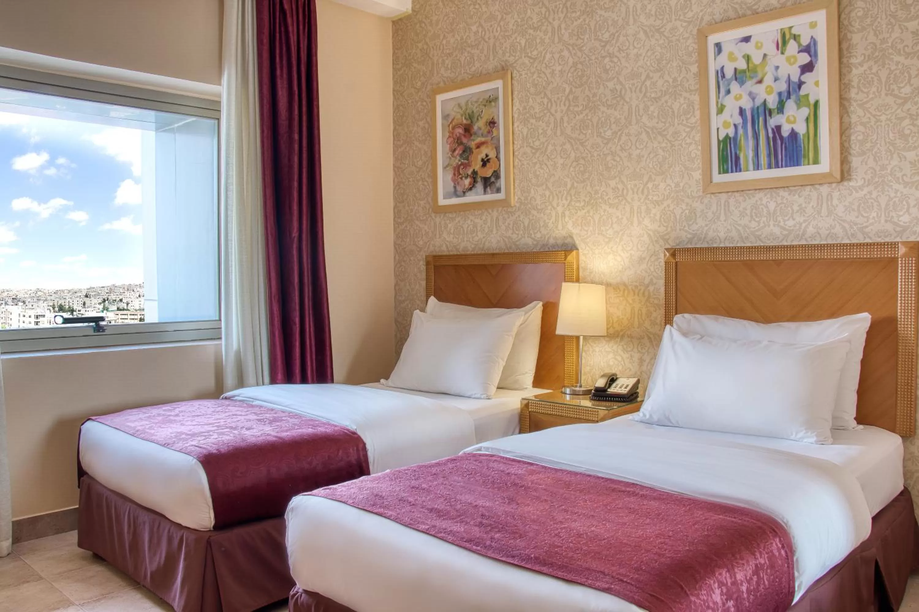 Deluxe Twin Room in Geneva Hotel