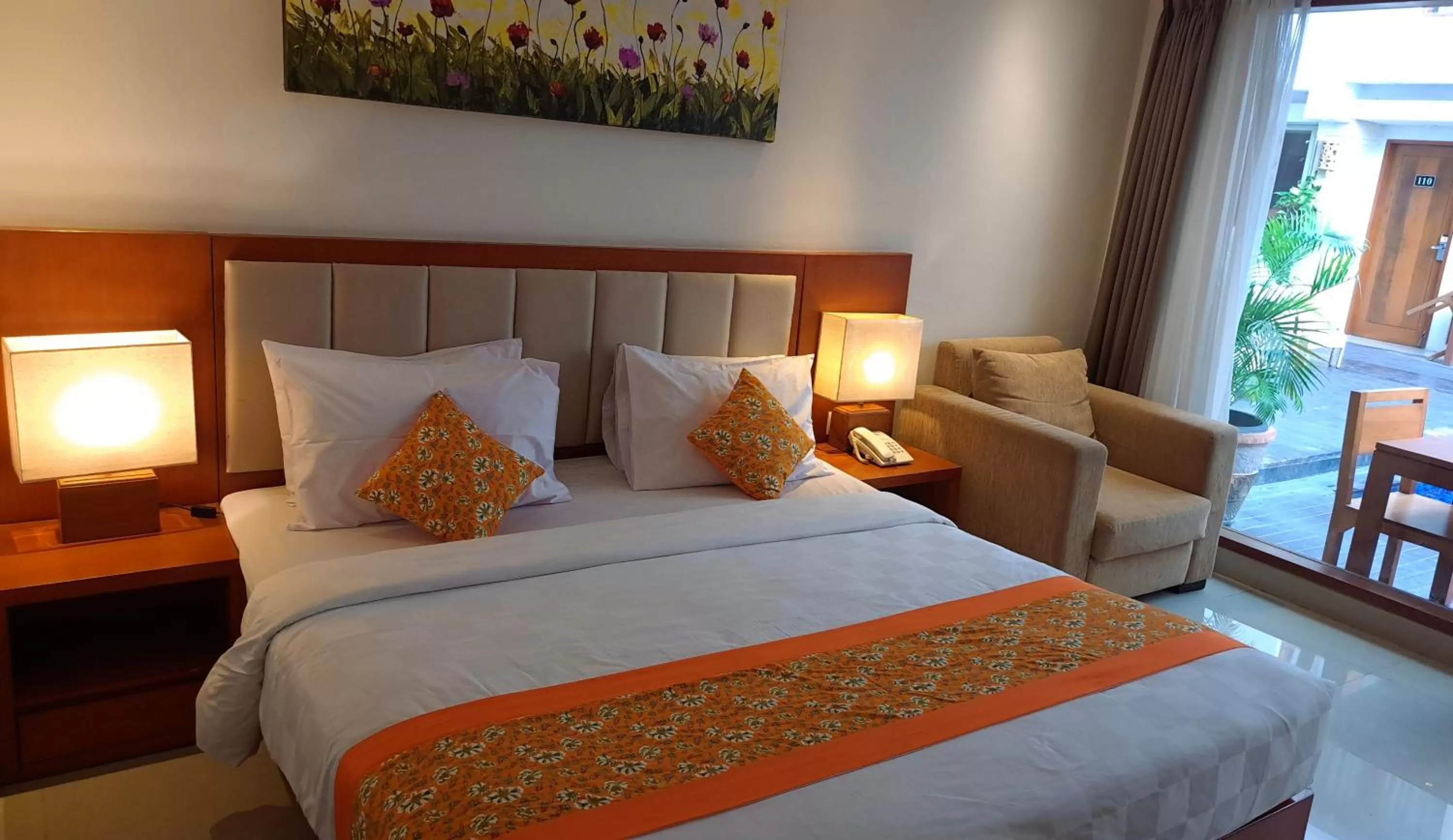 Deluxe Room With Pool Access in The Sun Hotel & Spa Legian - CHSE Certified