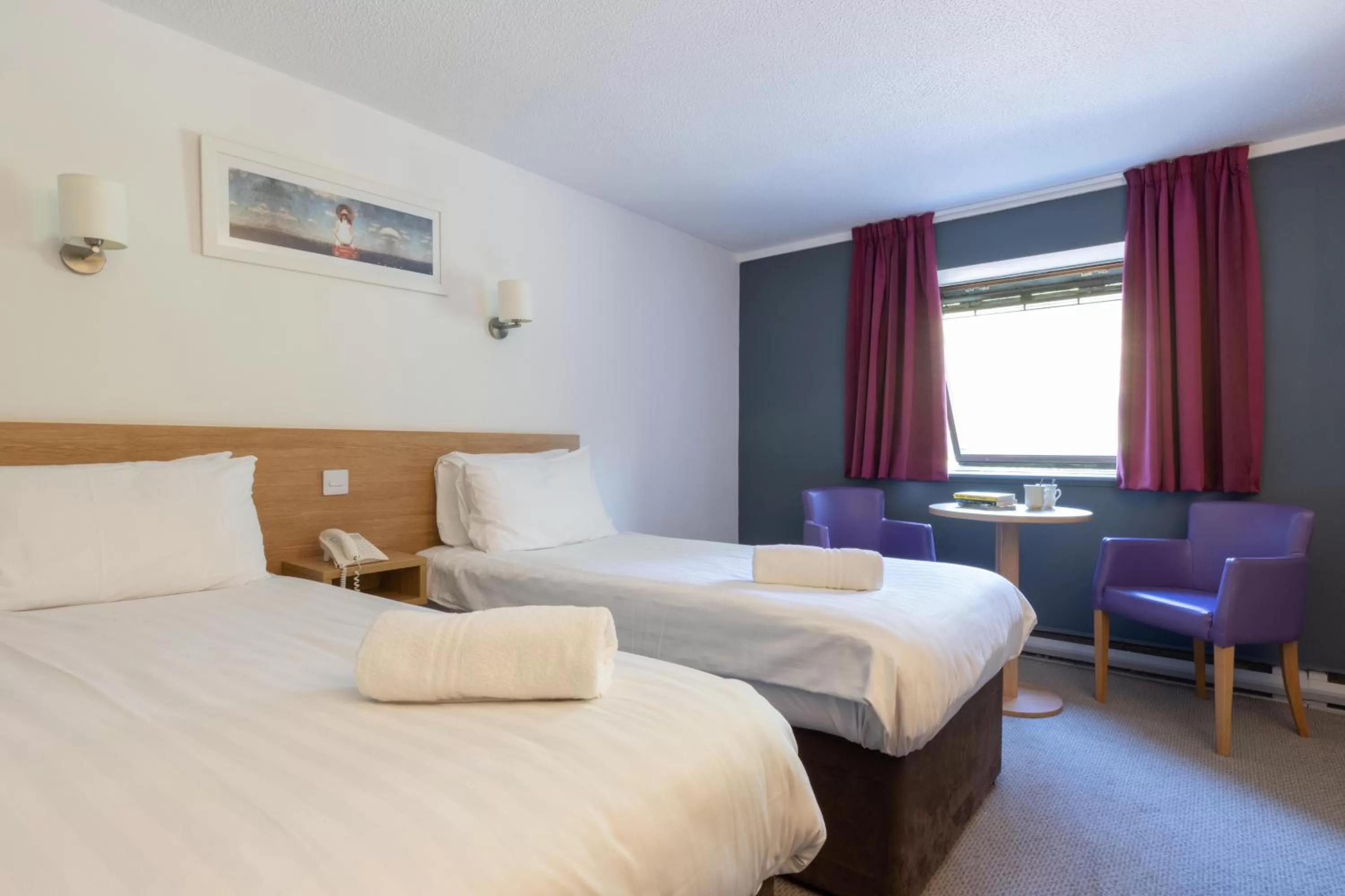 Twin Room with Lake View in The Caledonian Hotel