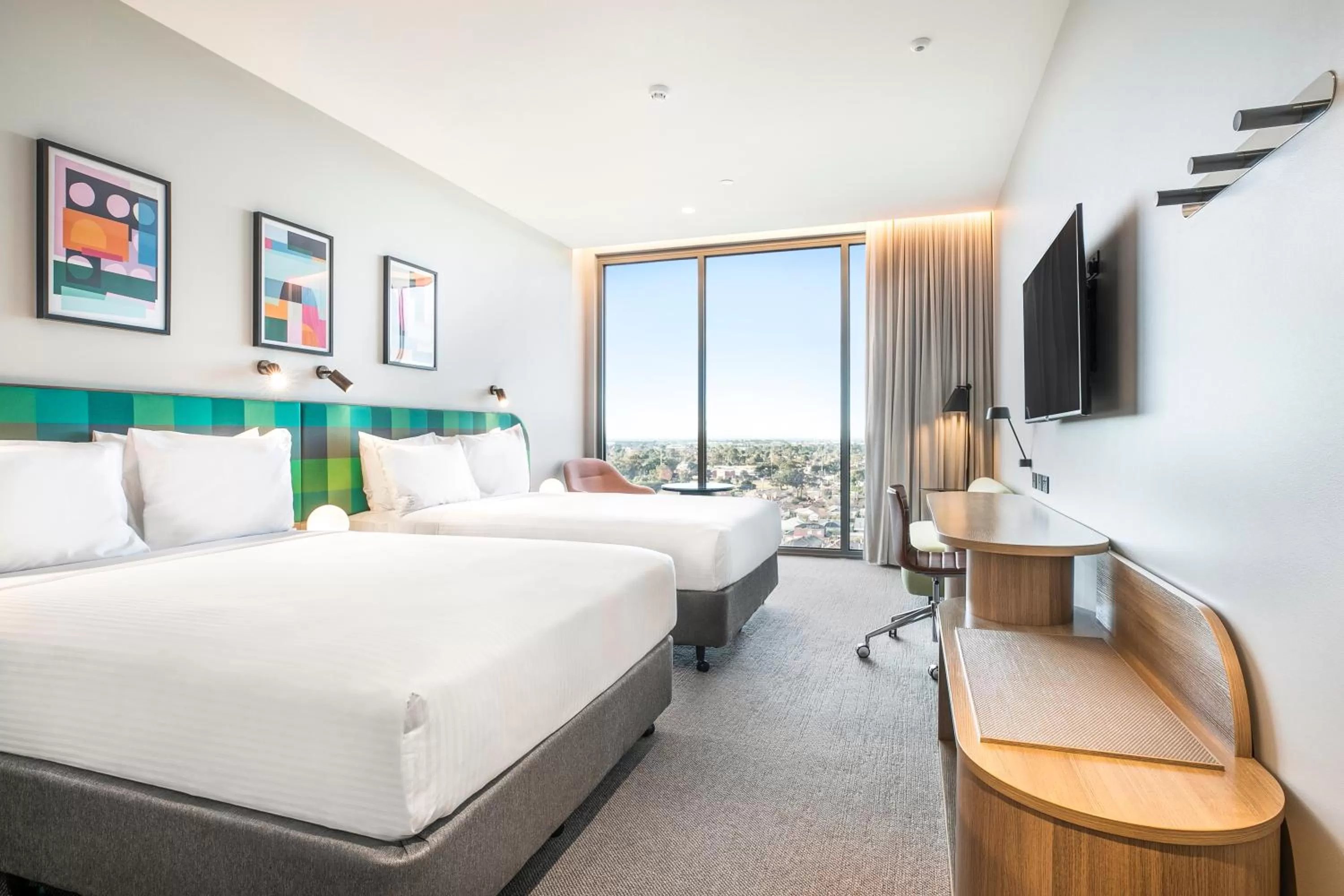 Premium Double Room with Two Double Beds - High Floor in Holiday Inn Werribee by IHG