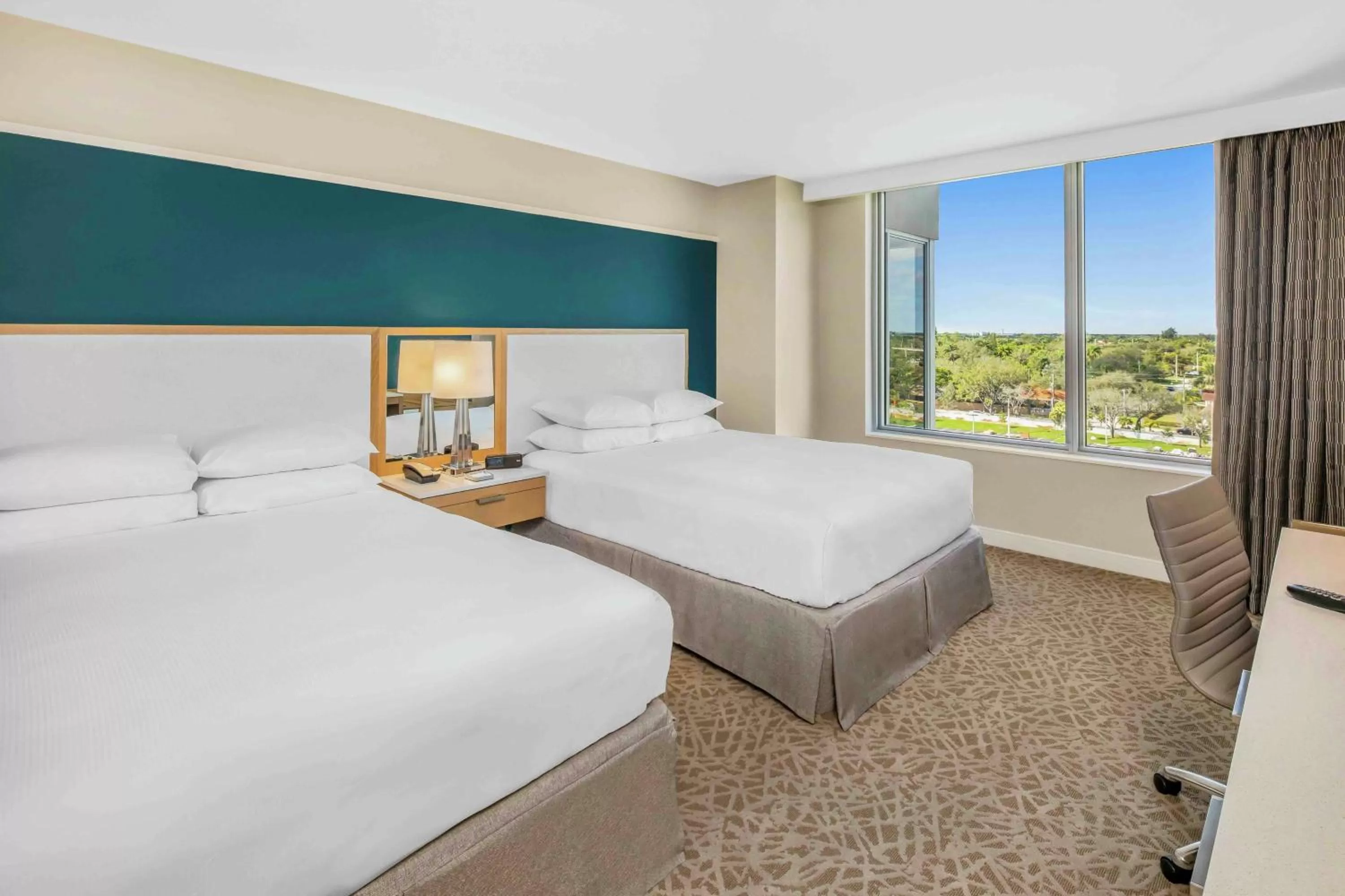 Queen Room with Two Queen Beds - Mobility/Hearing Accessible in Hilton Miami Dadeland
