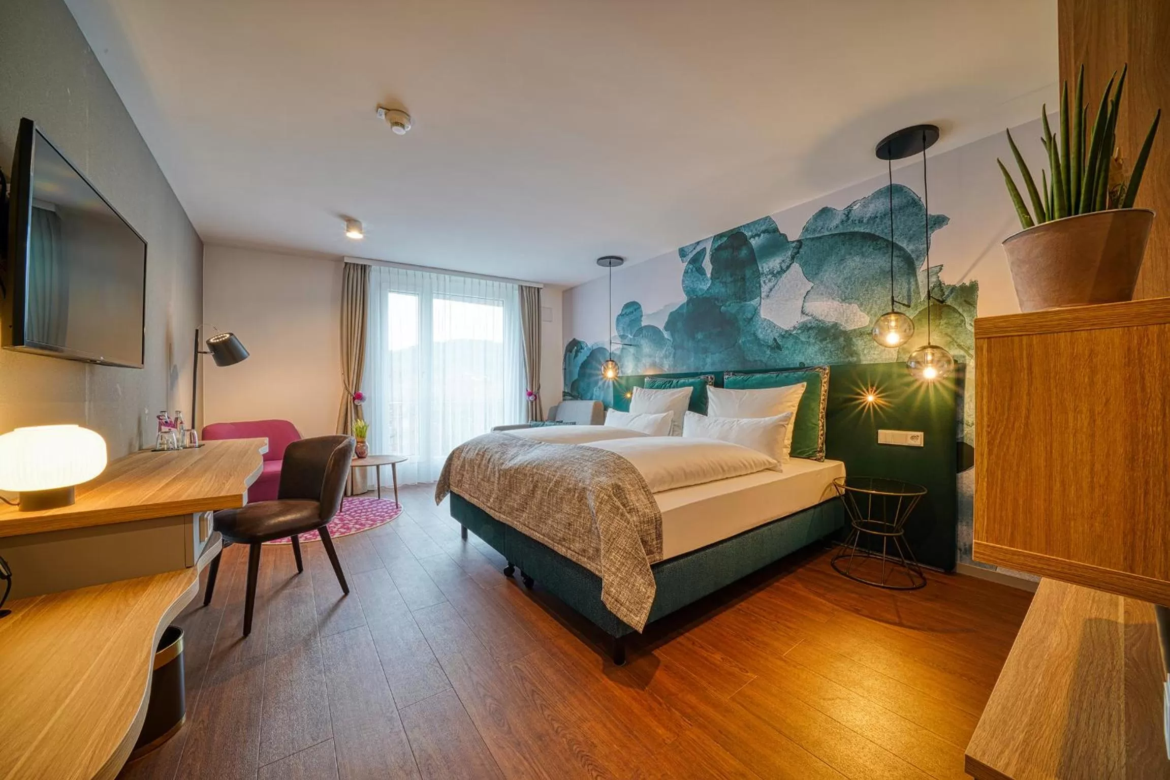Deluxe Double Room in Vienna House Easy by Wyndham Freiburg City