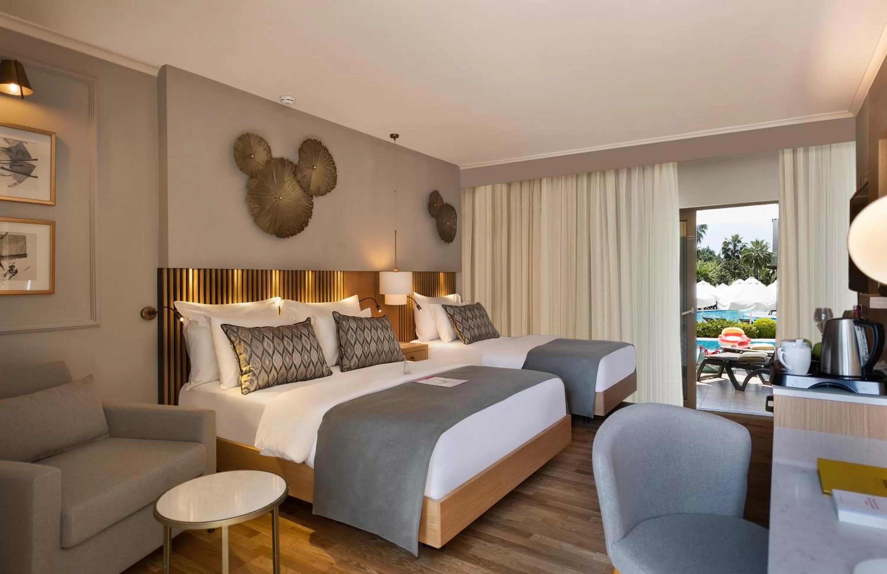 Deluxe Quadruple Room Pool Access in Barut Hemera - Ultra All Inclusive