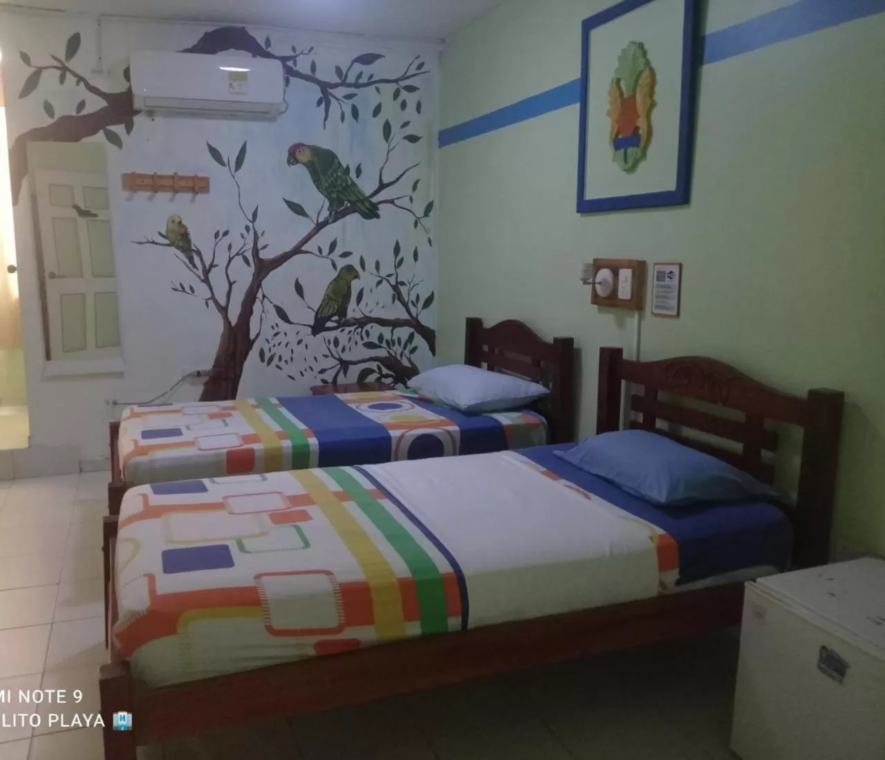 Budget Twin Room in Hotel Pueblito Playa