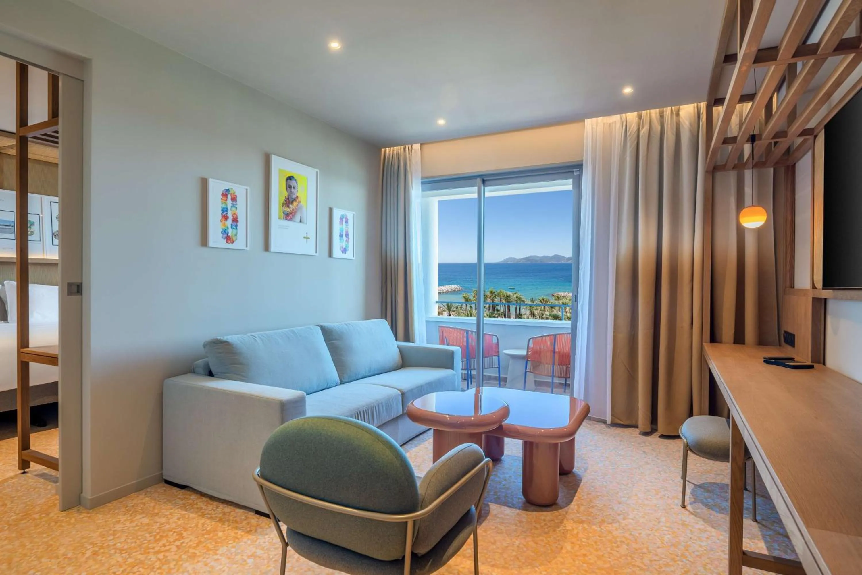 One-Bedroom King Suite with Sea View in Canopy by Hilton Cannes
