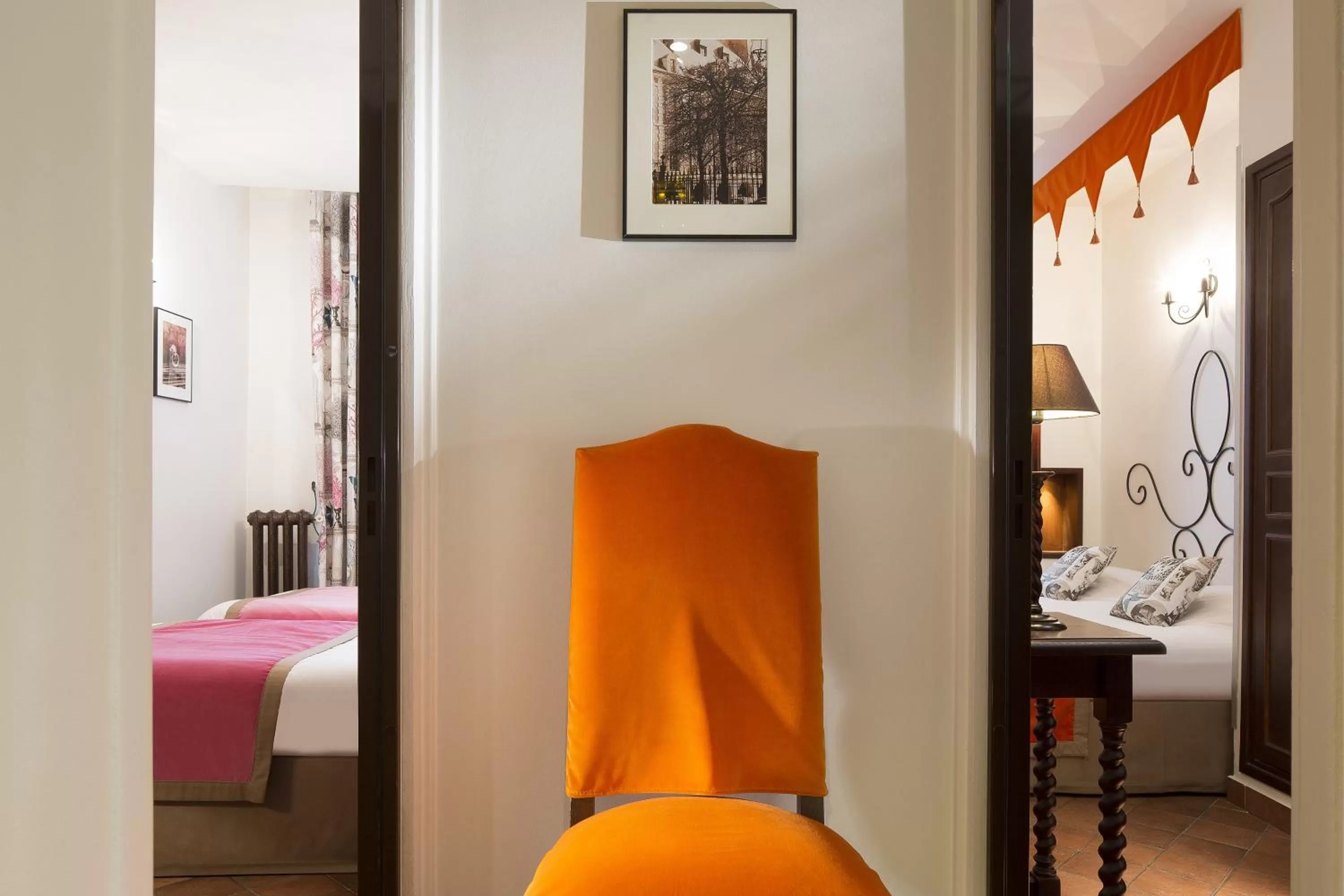 Two Connecting Double Rooms in Castex Hotel