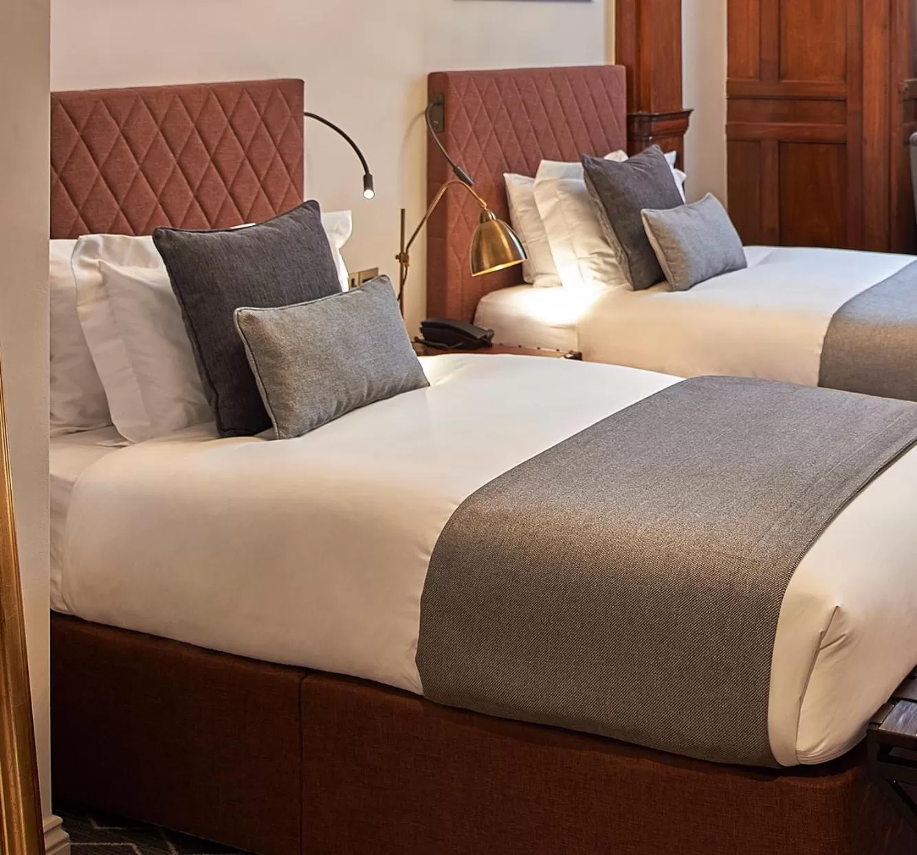 Twin Room Lower Ground Floor in Kimpton Clocktower by IHG