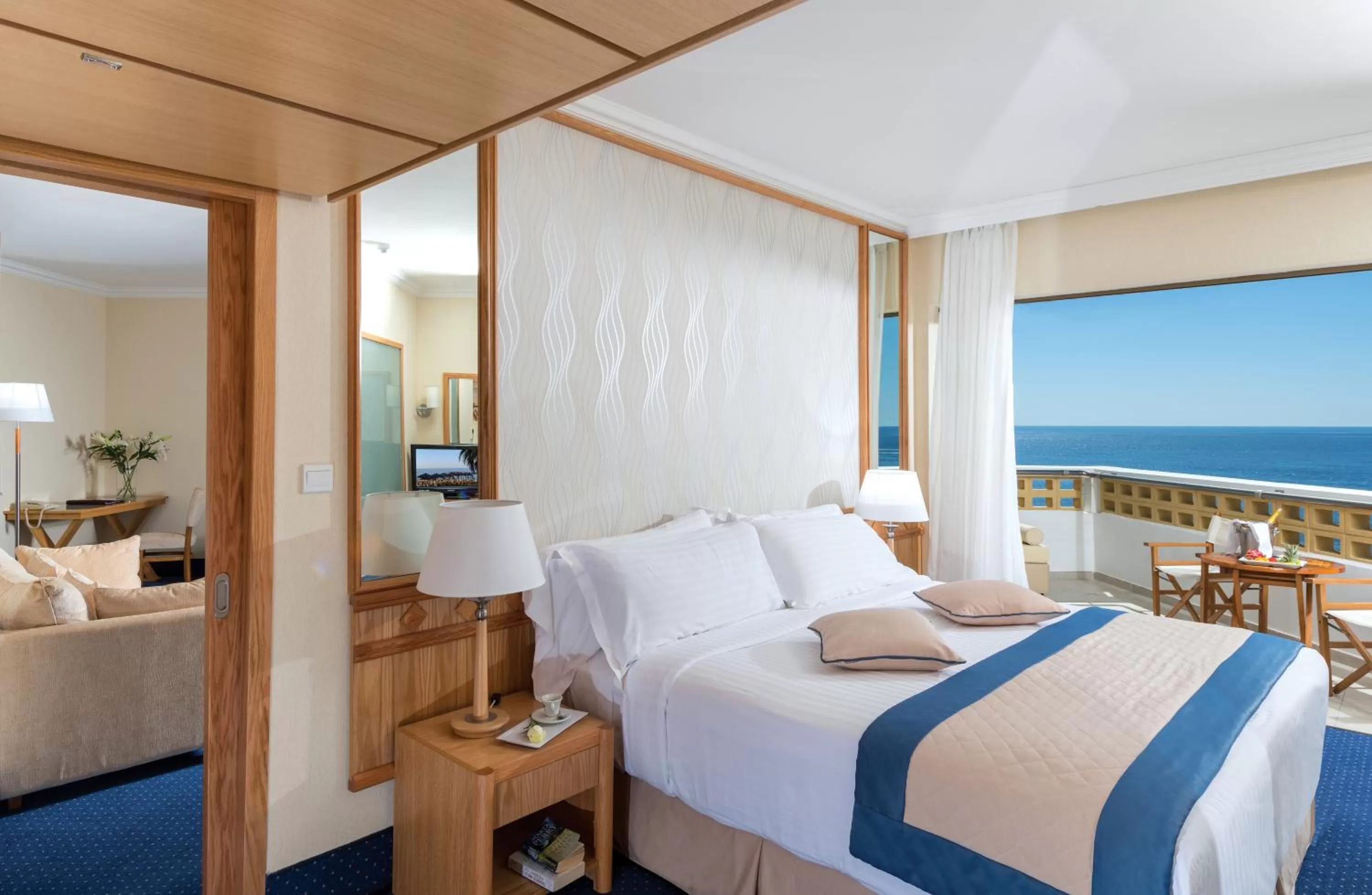 Executive One Bedroom Suite Sea View in Constantinou Bros Athena Royal Beach Hotel