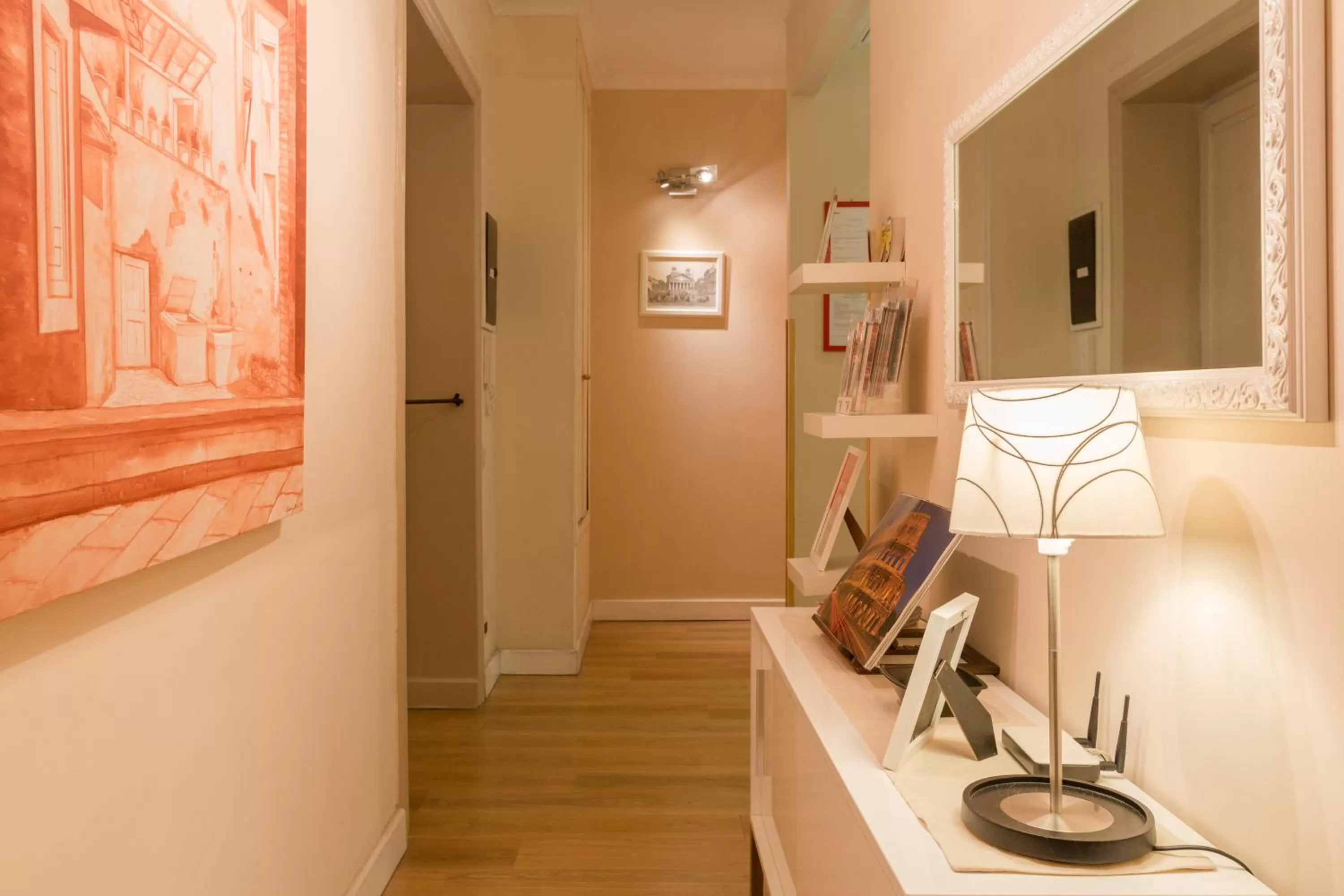 Living room in Suites Trastevere