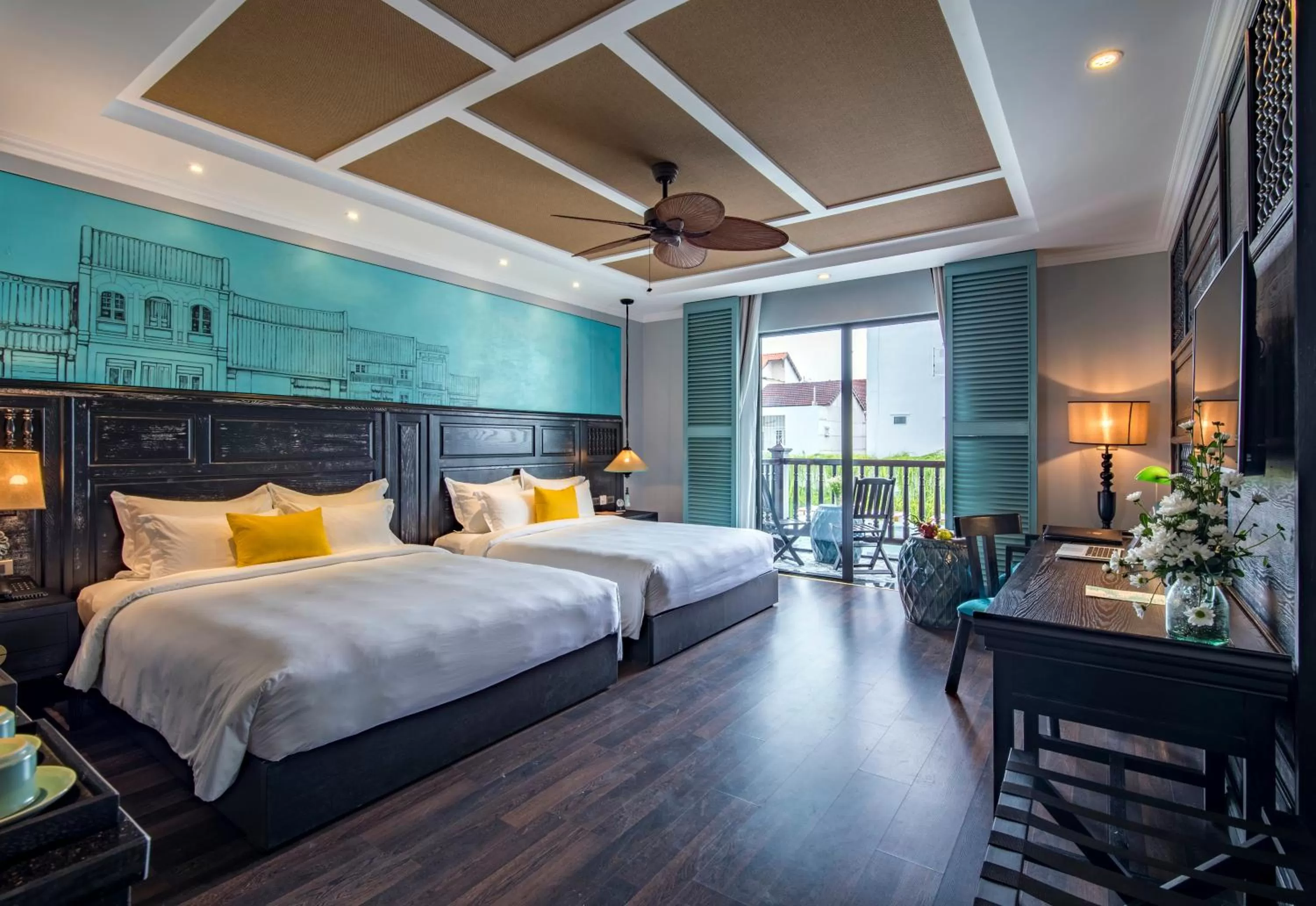 Family Room with Balcony in Anio Boutique Hotel Hoian