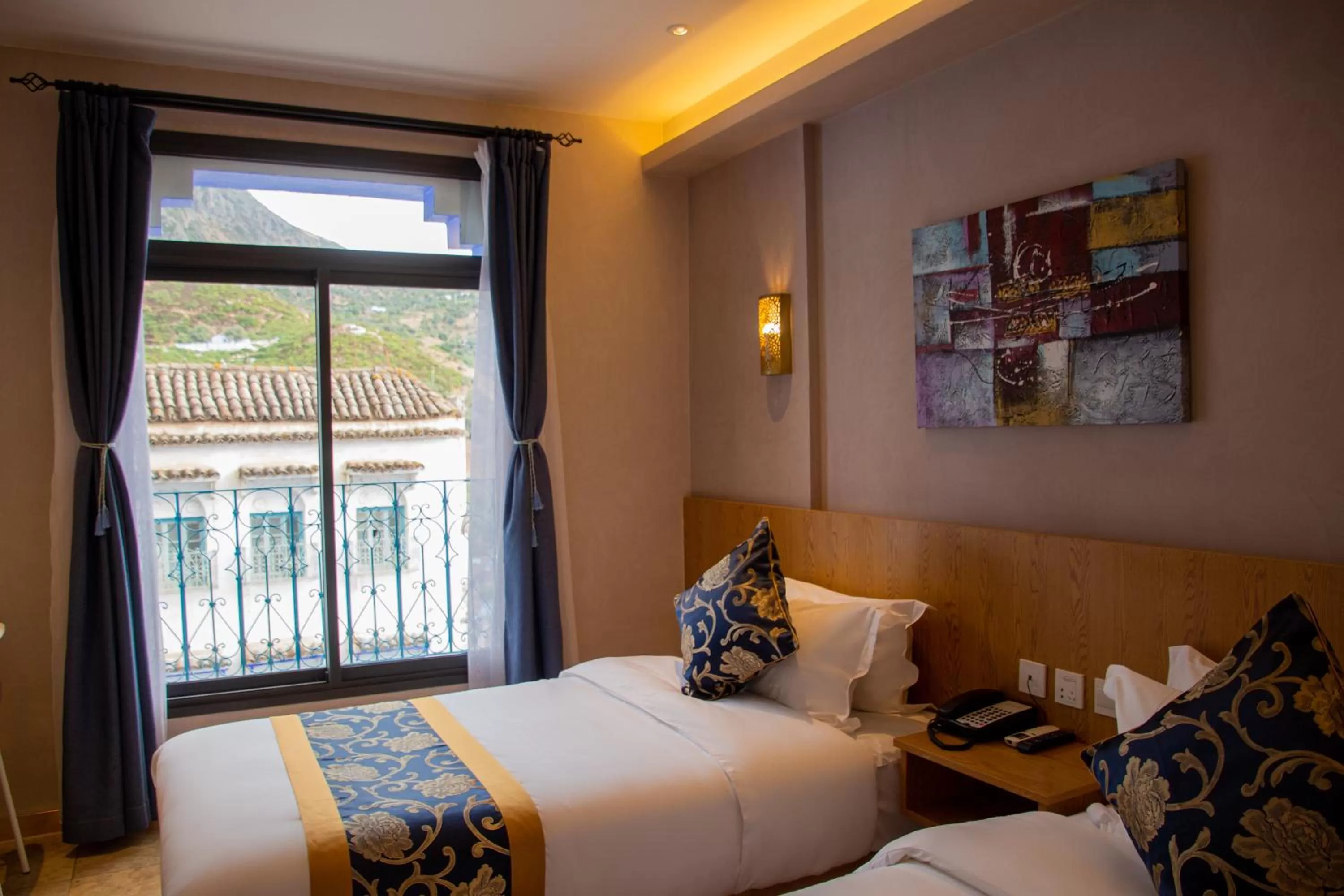 Twin Room with Mountain View in VANCII Hotel