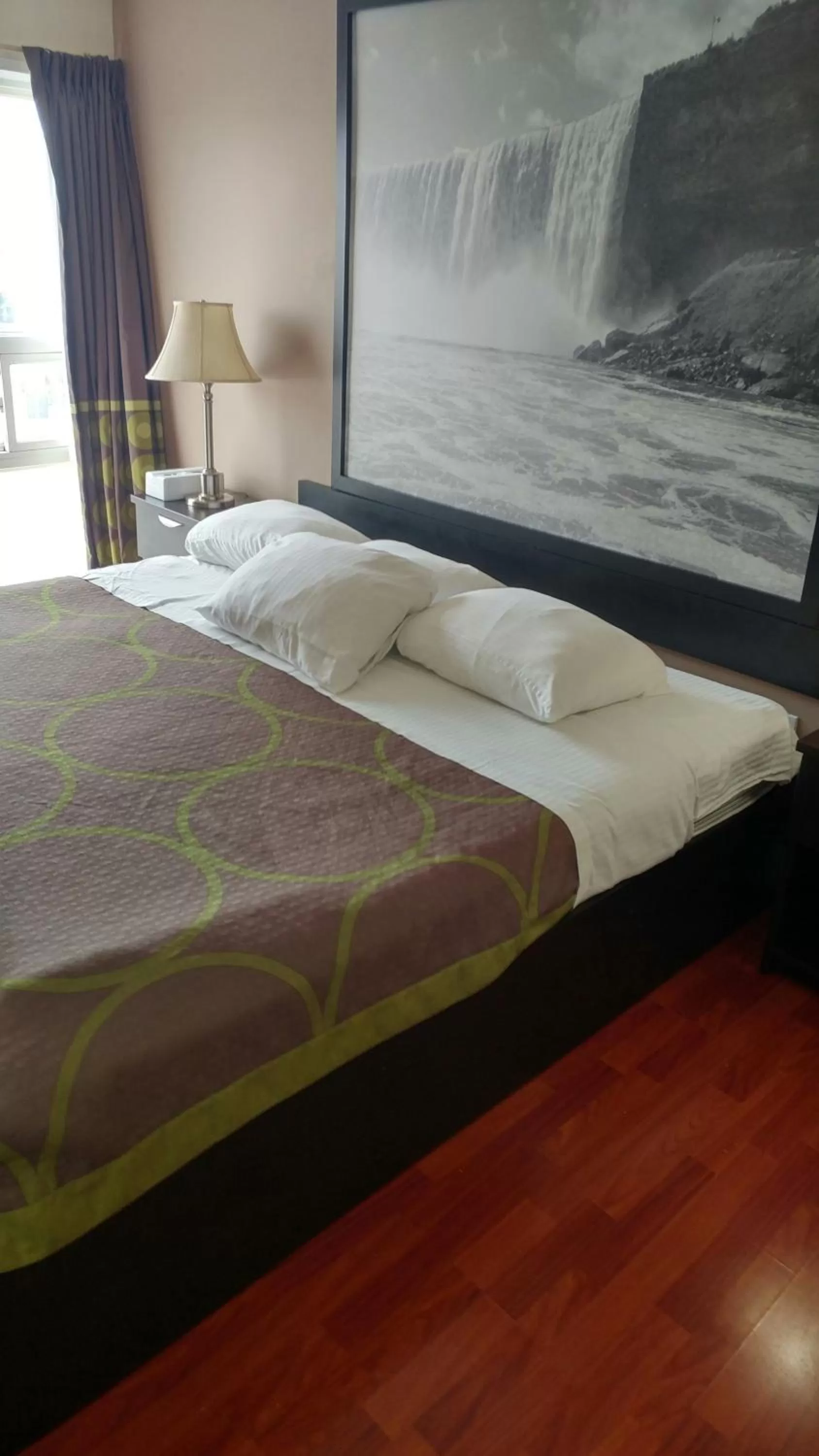 Queen Room - Disability Access - Non-Smoking in Super 8 by Wyndham Cambridge/Kitchener/Waterloo Area