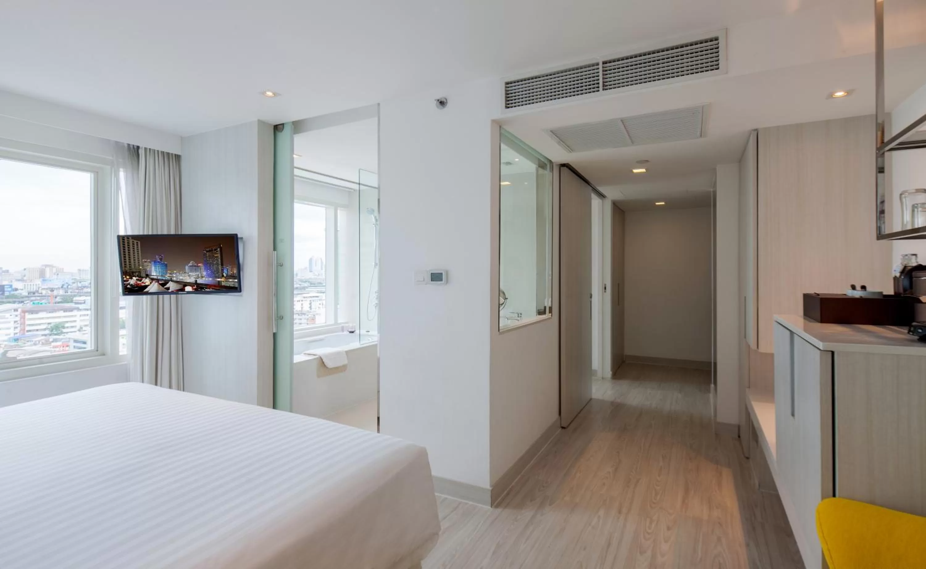 Deluxe Family Residence in Centara Watergate Pavilion Hotel Bangkok