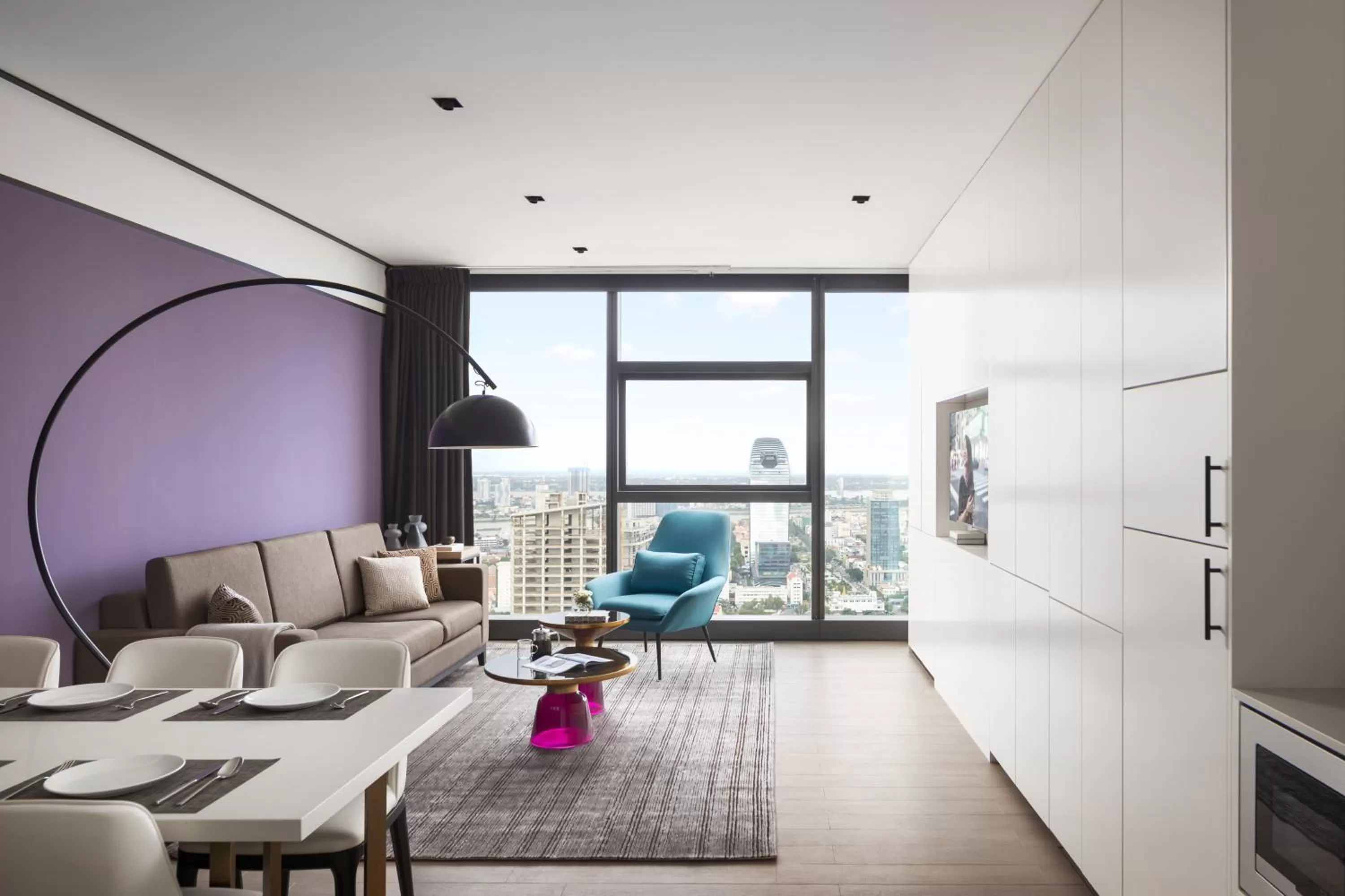 Three-Bedroom Premier in Citadines Flatiron Phnom Penh