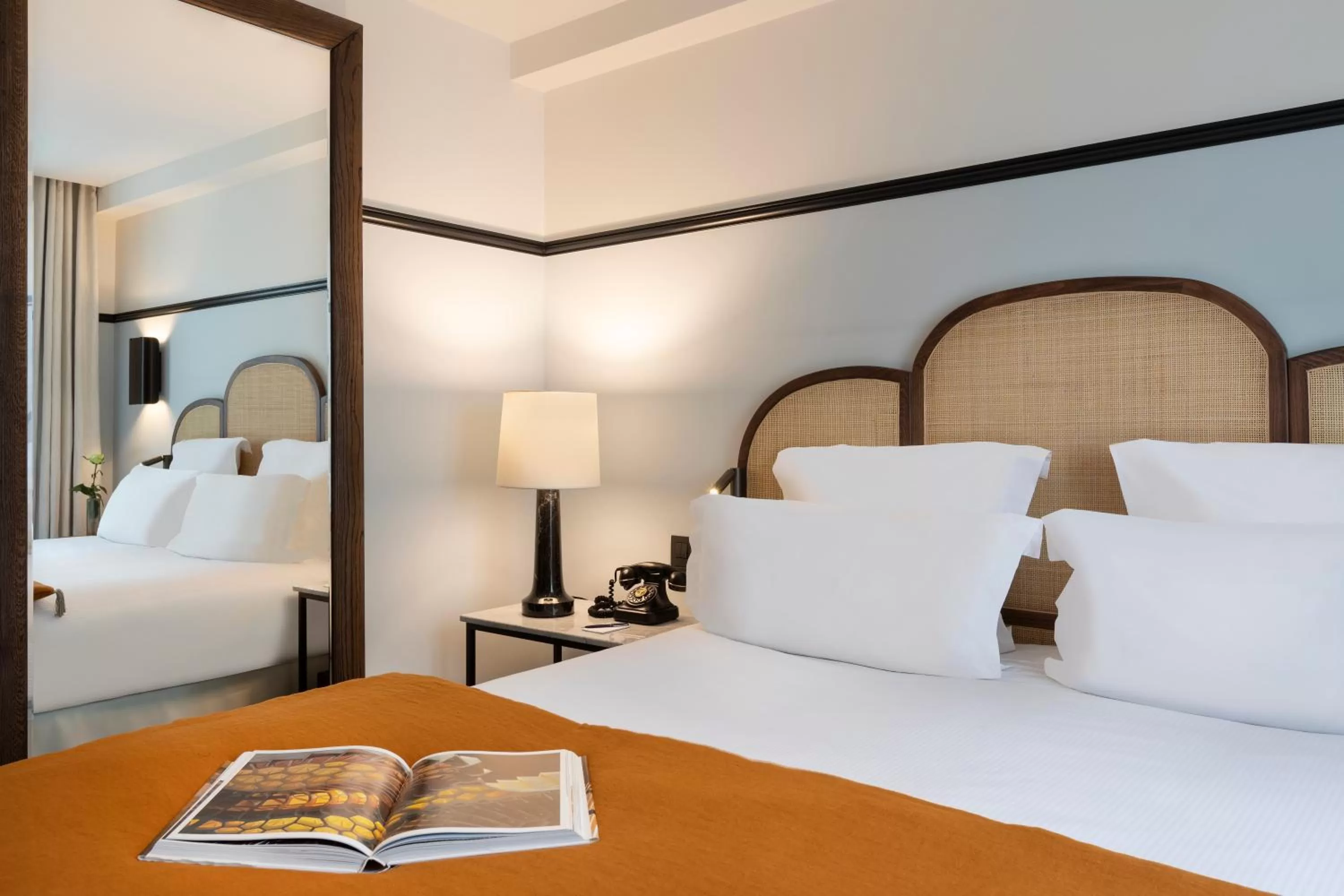 Two Connecting Double Rooms in The Chess Hotel