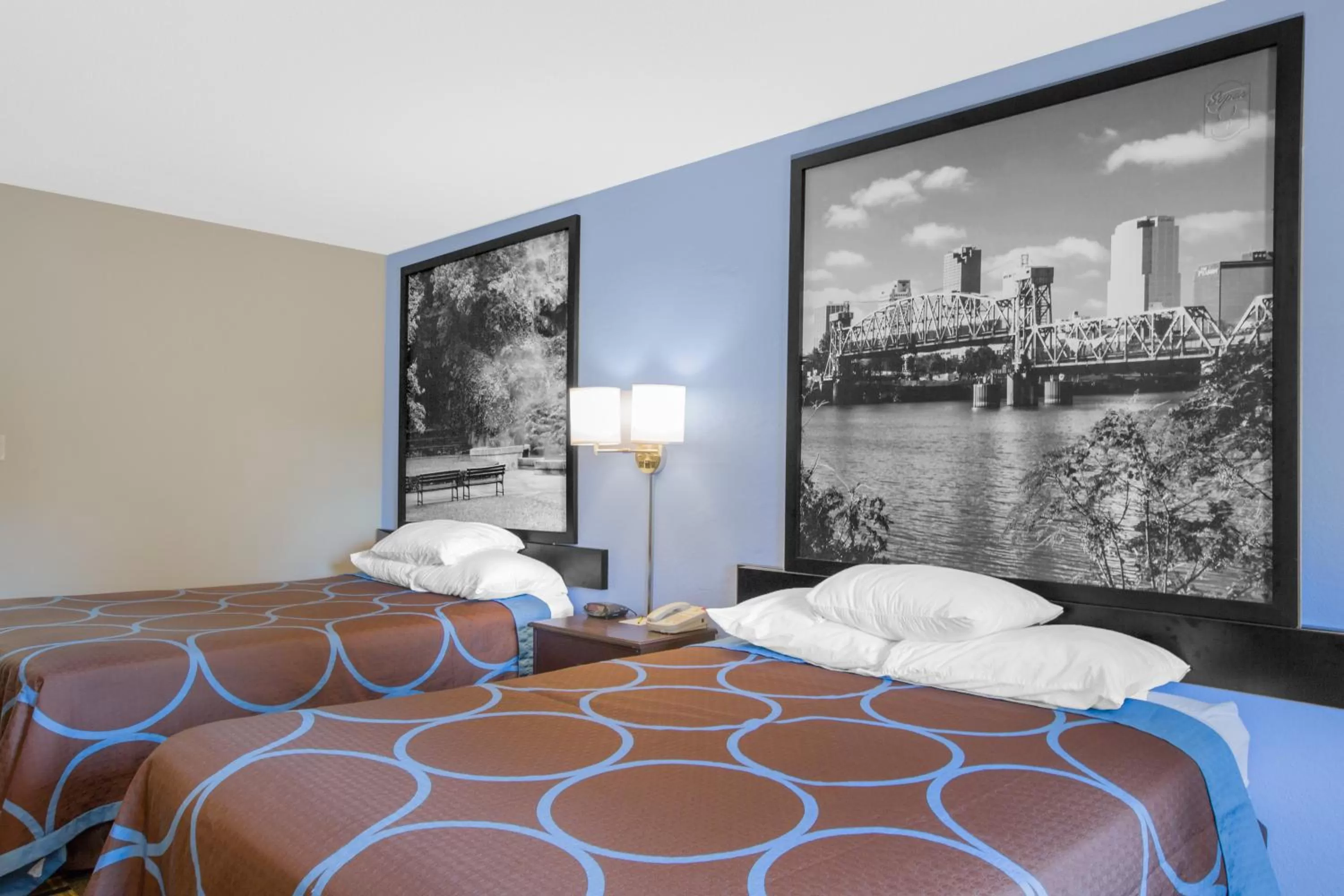 Queen Room with Two Queen Beds - Smoking in Super 8 by Wyndham Brinkley