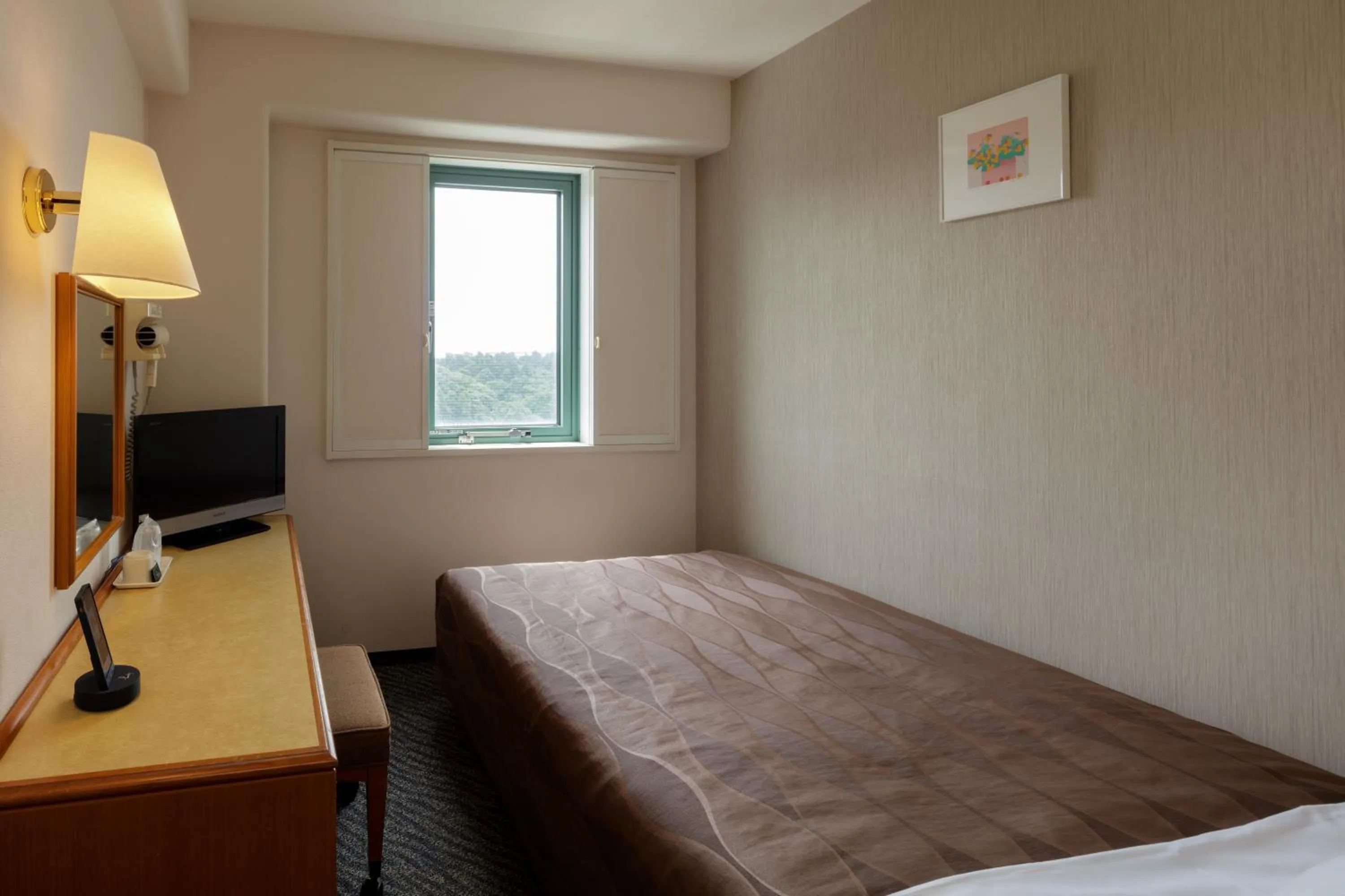 Double Room with Small Double Bed (1 Adult) - Smoking in Center Hotel Narita 1