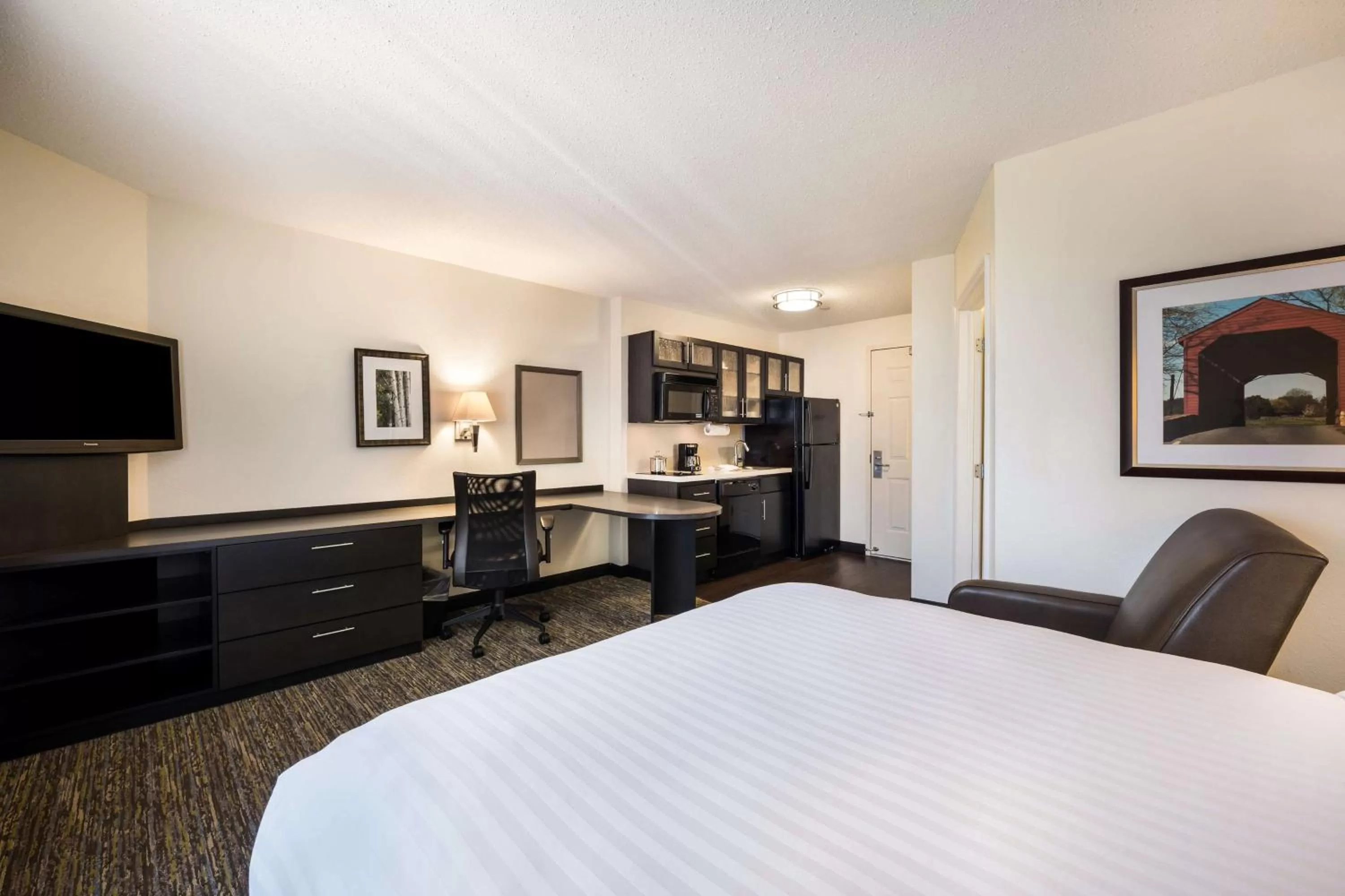 Studio Queen Suite with Roll-In Shower - Mobility Accessible in Sonesta Simply Suites Clearwater