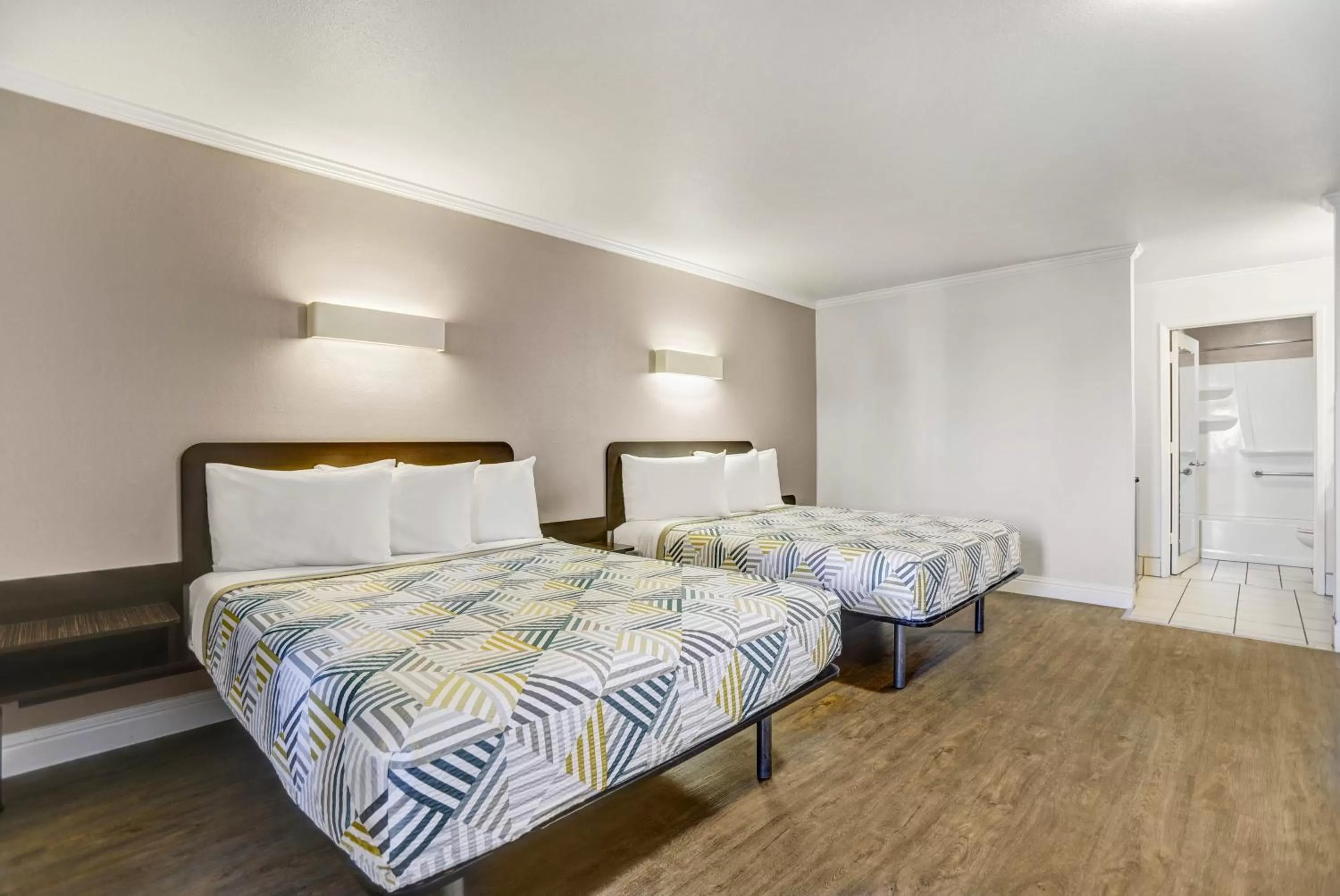 Queen Room with Two Queen Beds - Disability Access - Non-Smoking in Motel 6-Lodi, CA