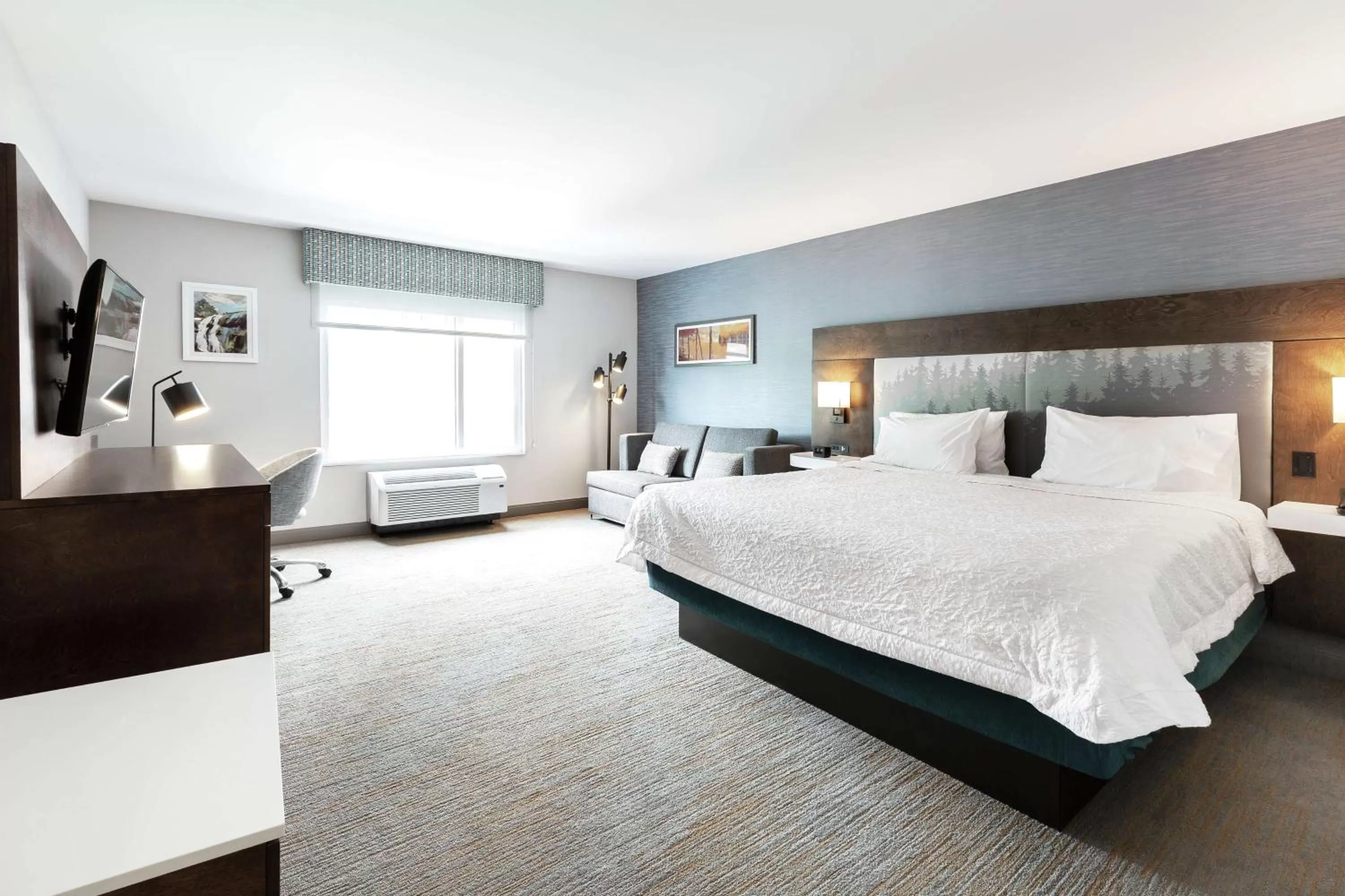 King Room with Sofa Bed- Non-Smoking in Hampton Inn & Suites by Hilton Québec - Beauport