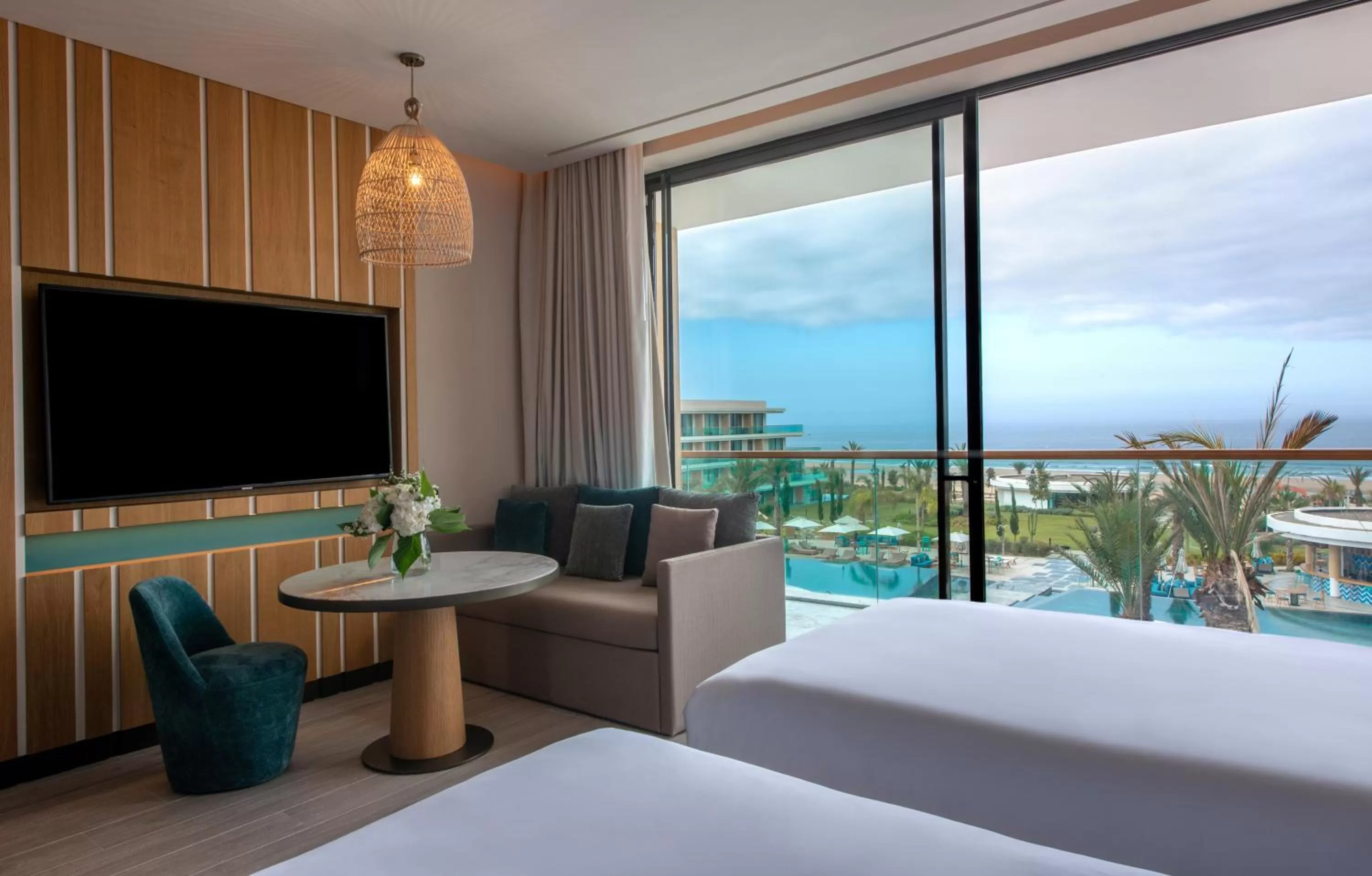 Twin Room with Ocean View - Club Access in Hyatt Regency Taghazout