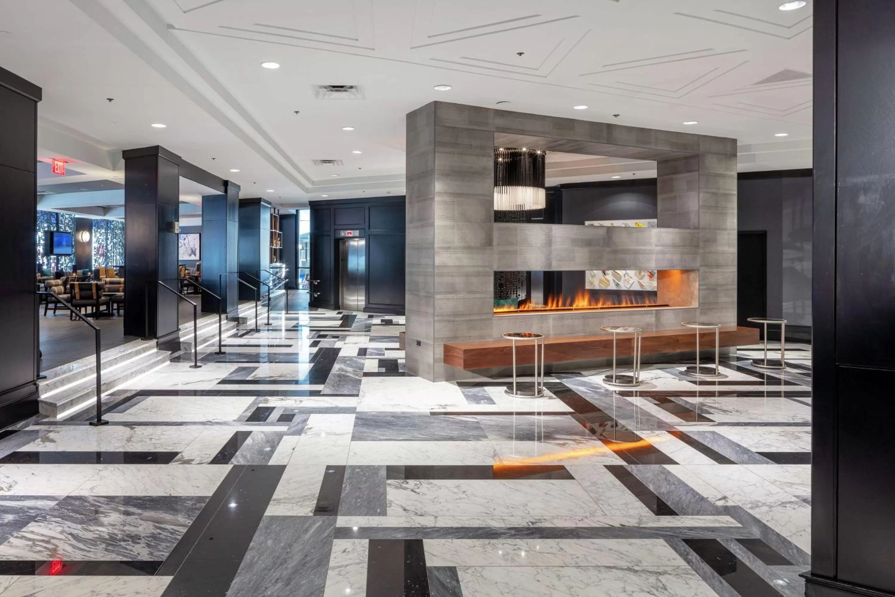 Lobby or reception in Hilton Boston Back Bay