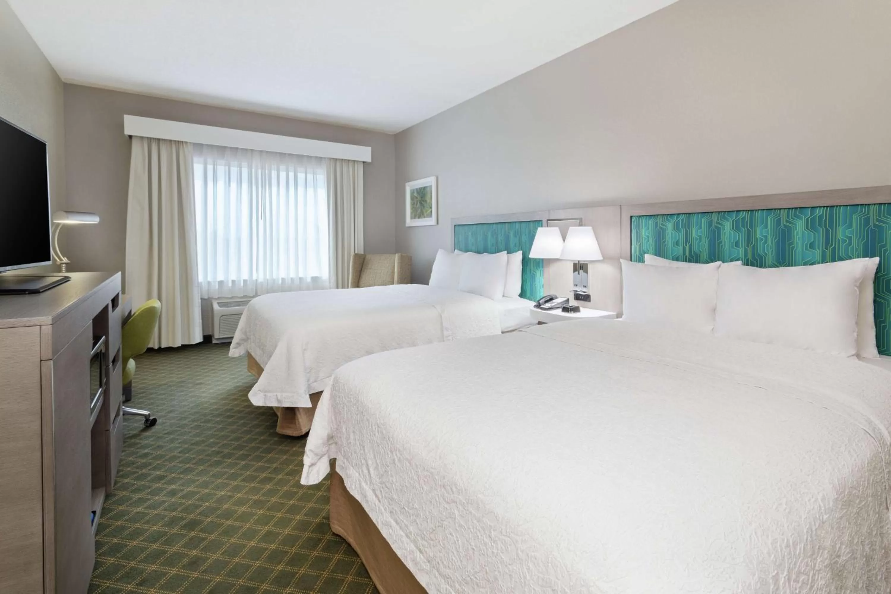 Queen Room with Two Queen Beds - Non-Smoking in Hampton Inn West Palm Beach-Lake Worth-Turnpike