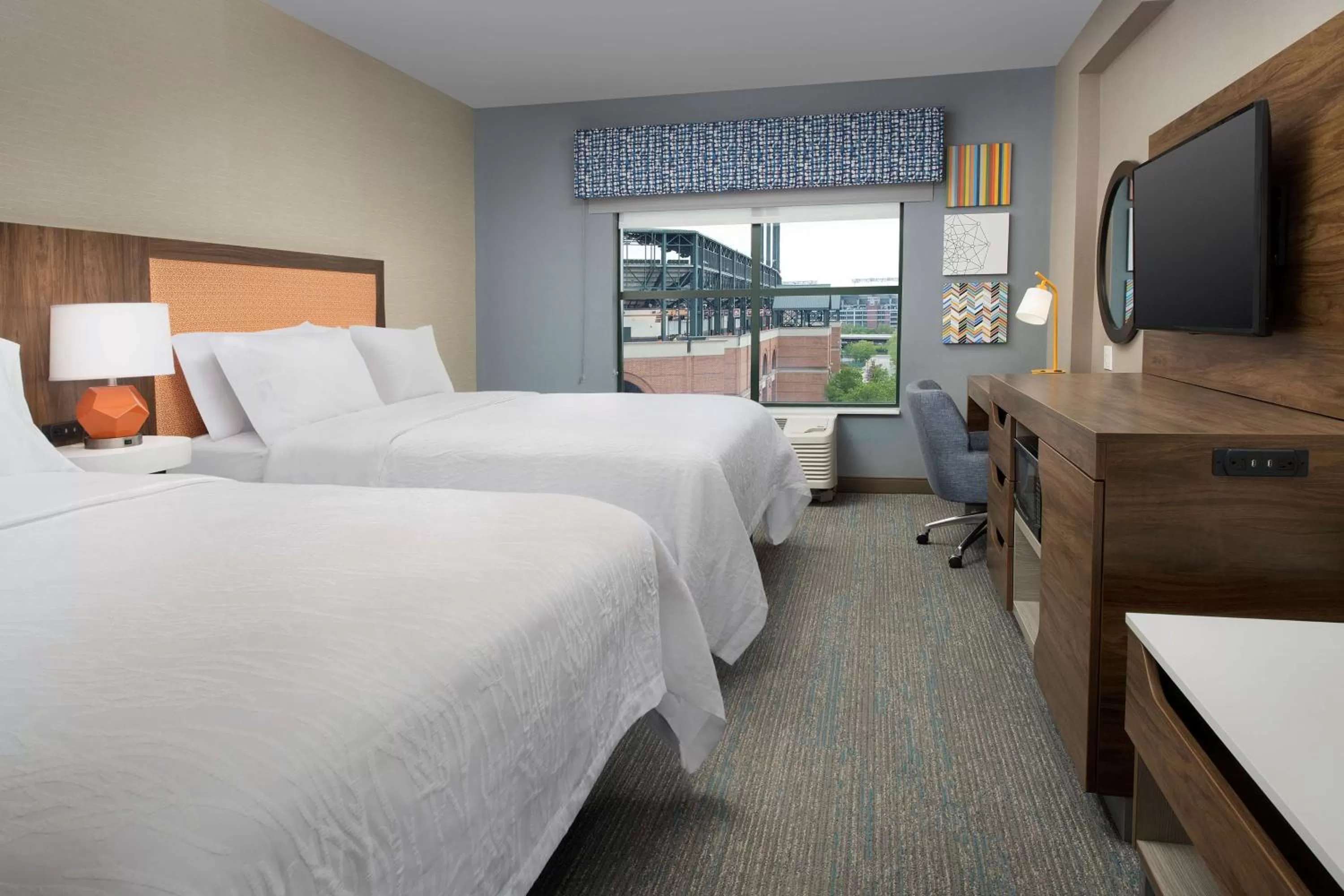 Room with Two Queen Beds - Non-Smoking in Hampton Inn Baltimore-Downtown-Convention Center