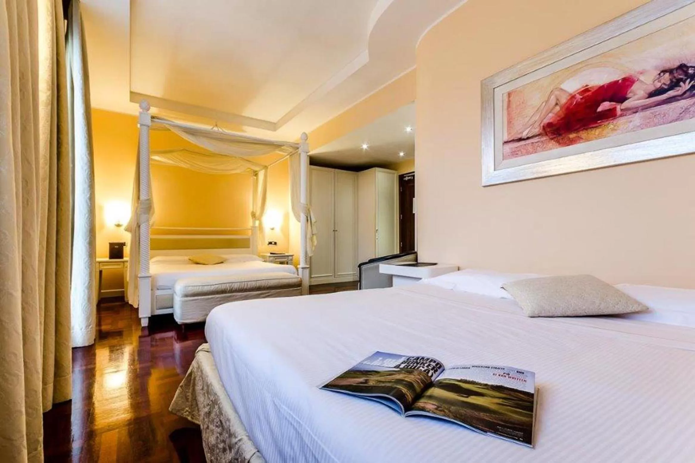 Family Room with Balcony in Hotel Silver Milano