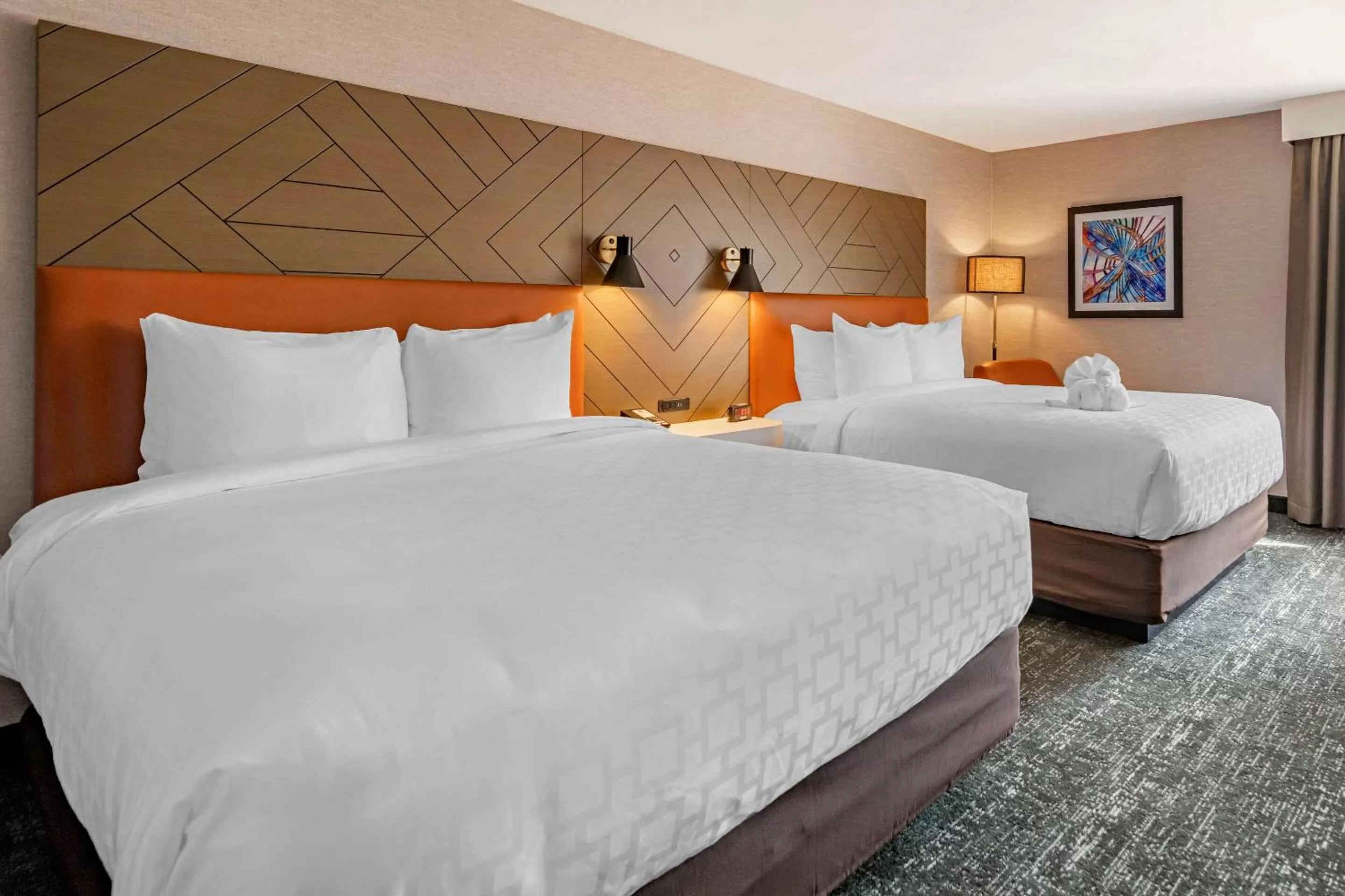 Queen Room with Two Queen Beds - Non-Smoking in Clarion Inn Nashua