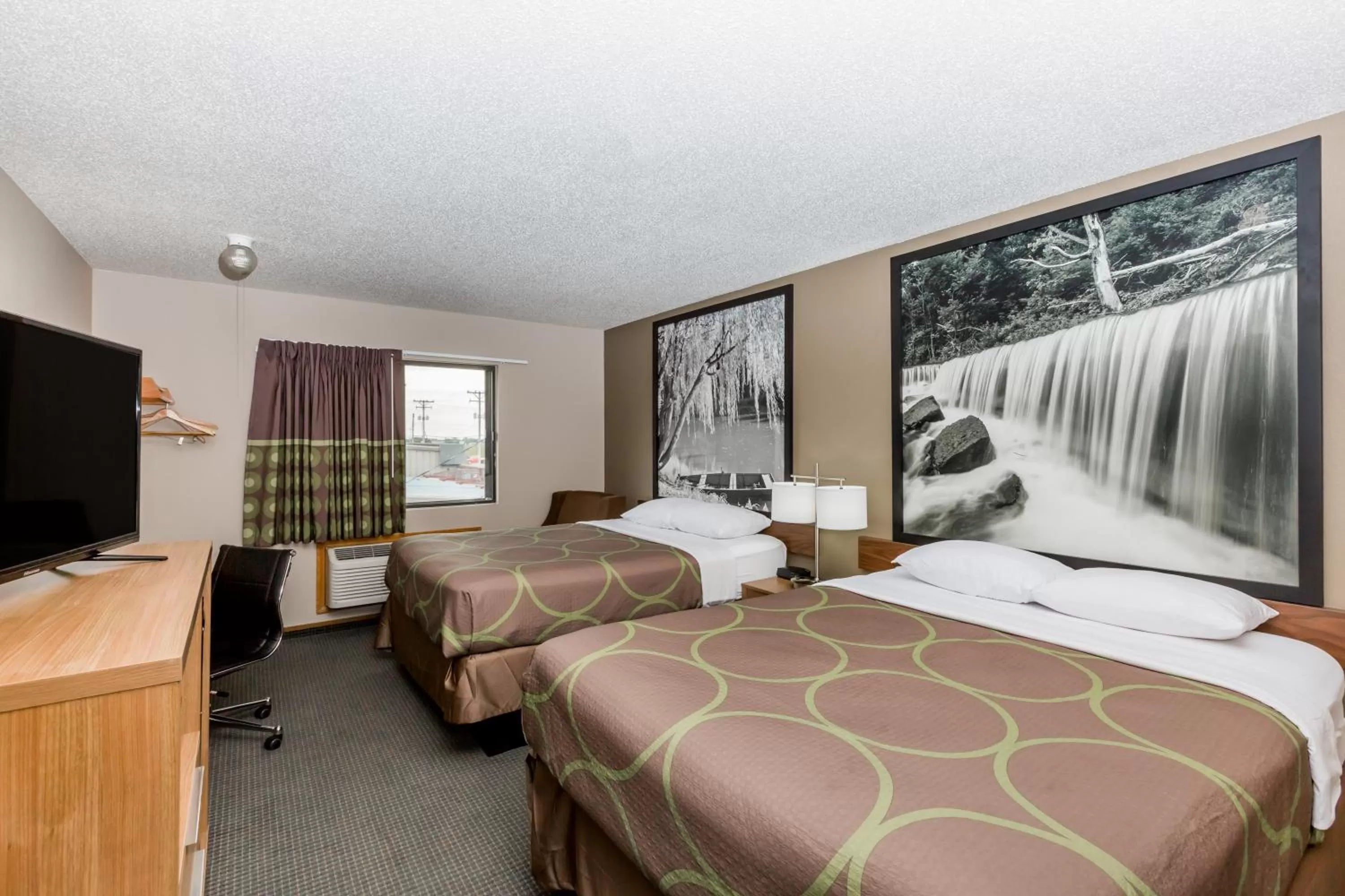 Queen Room with Two Queen Beds - Non-Smoking in Super 8 by Wyndham Hays KS